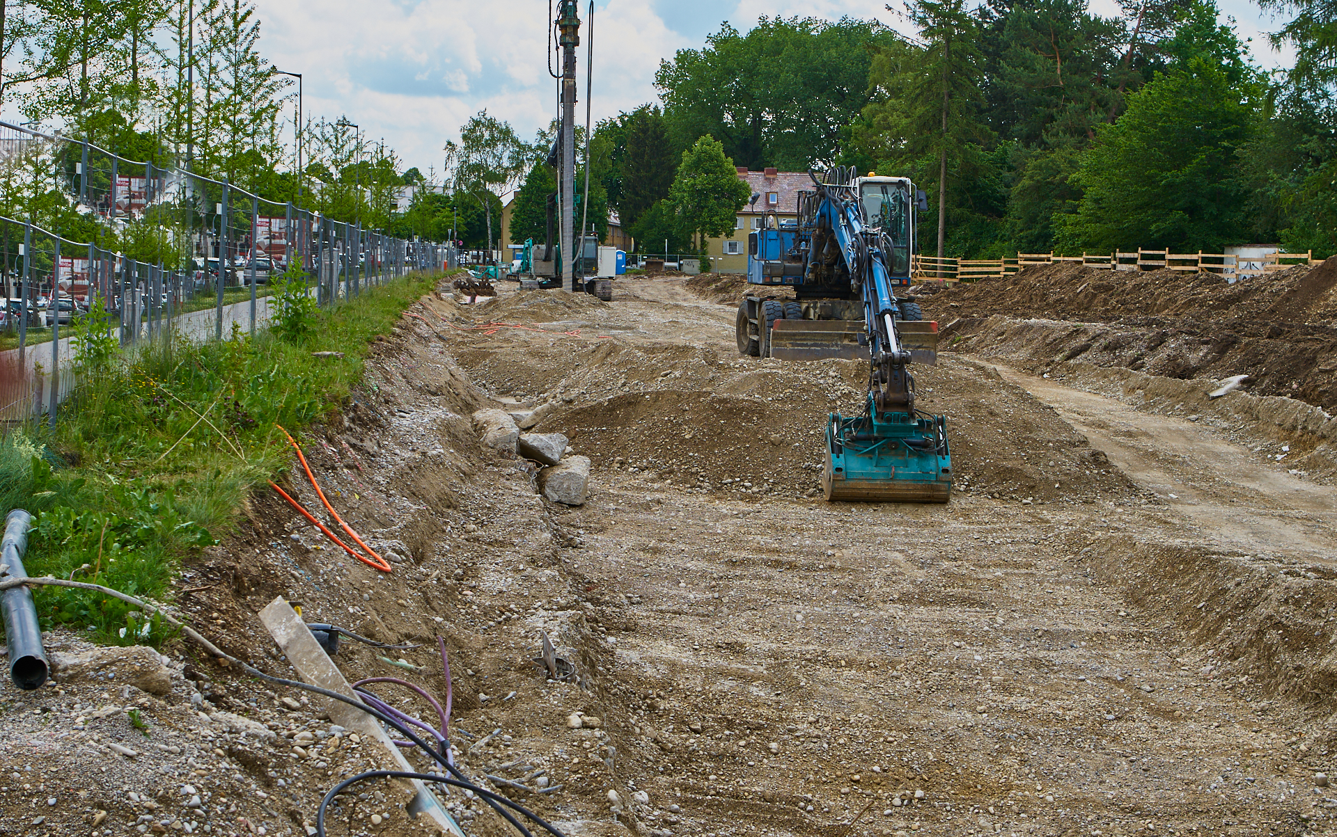Baustelle Maikäfersiedlung in Neuperlach 10.06.2017 Photographer: Gelbmann