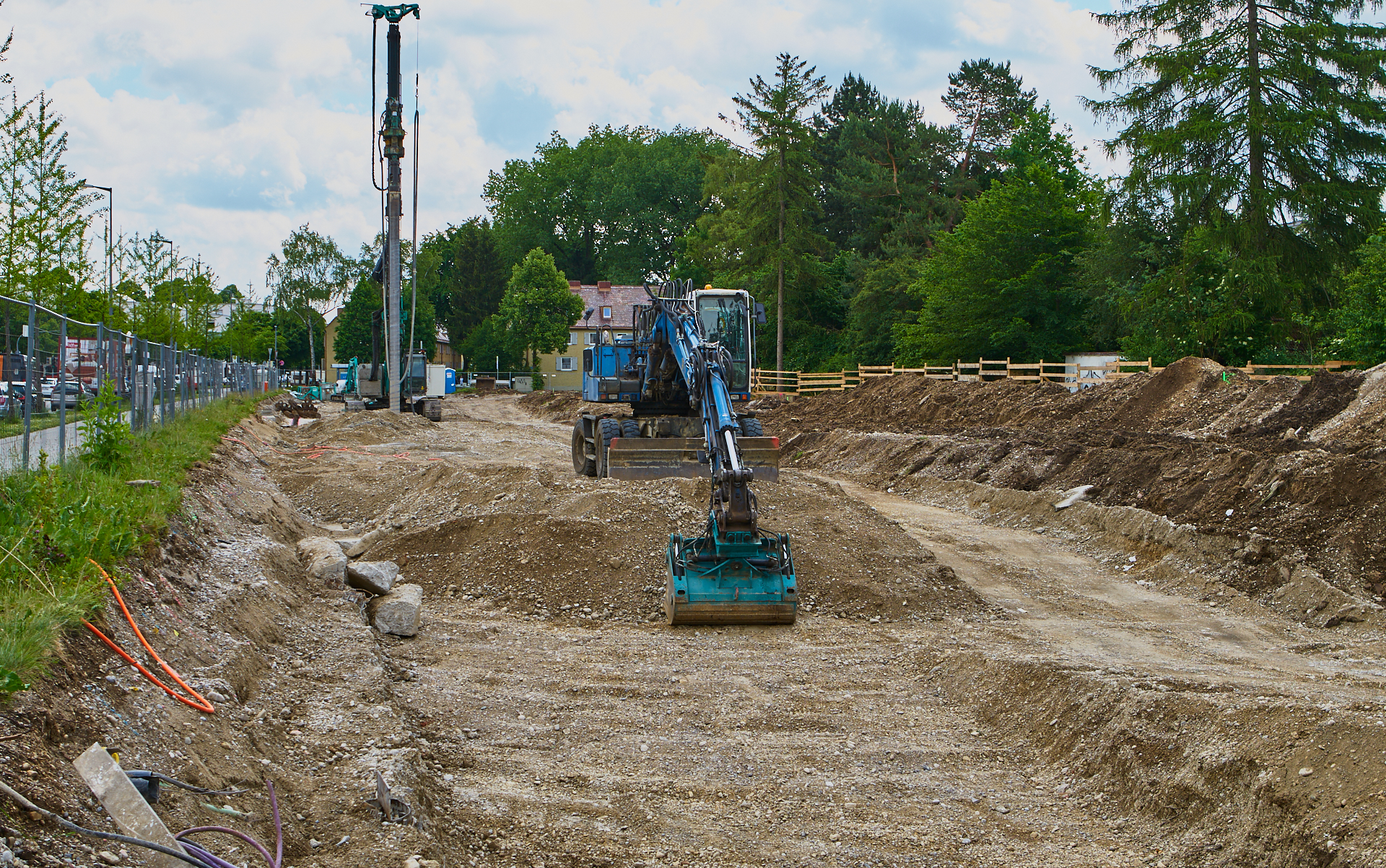 Baustelle Maikäfersiedlung in Neuperlach 10.06.2017 Photographer: Gelbmann