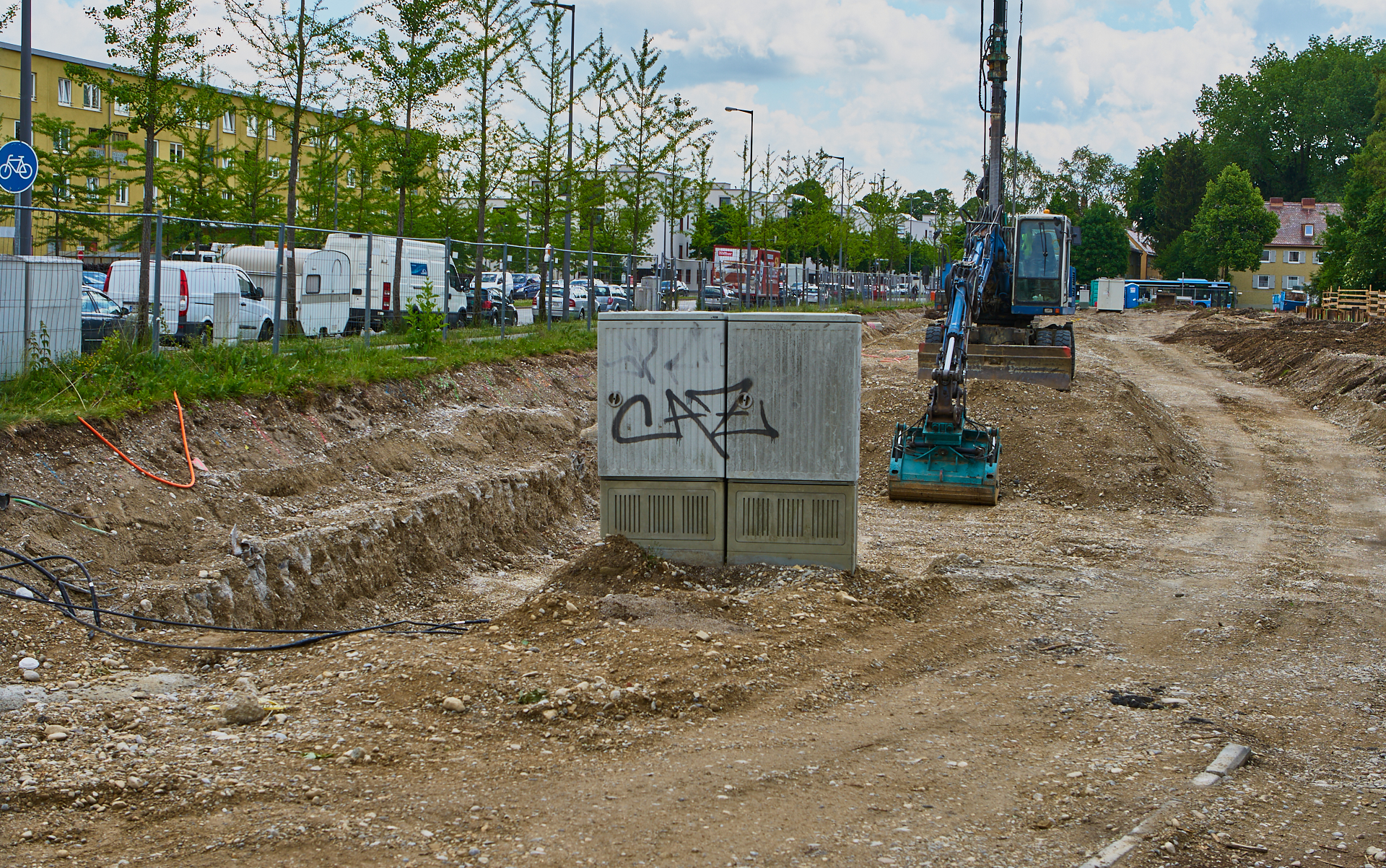 Baustelle Maikäfersiedlung in Neuperlach 10.06.2017 Photographer: Gelbmann