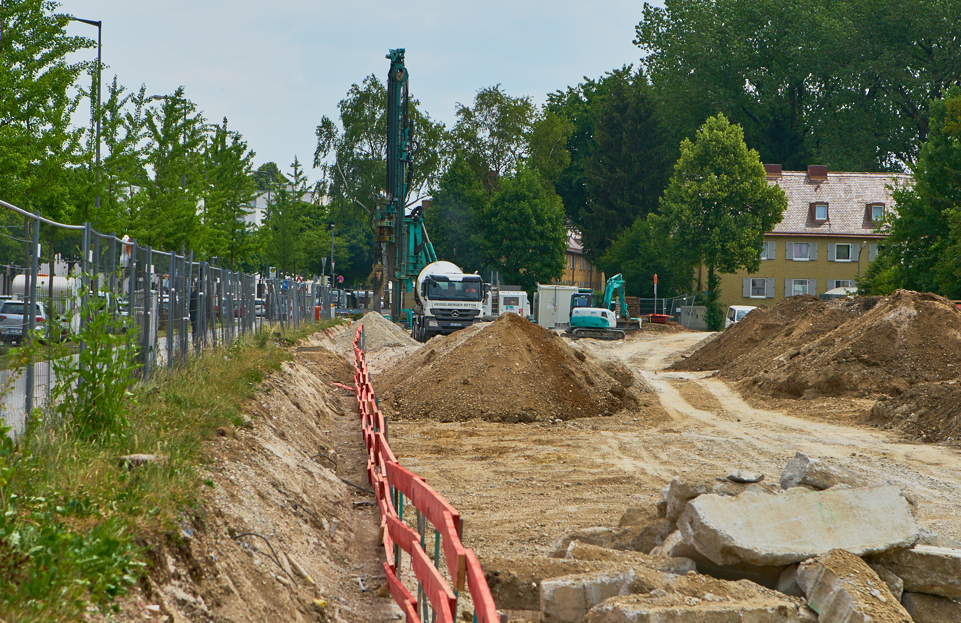 Baustelle Maikäfersiedlung in Neuperlach 23.06.2017 Photographer: Gelbmann