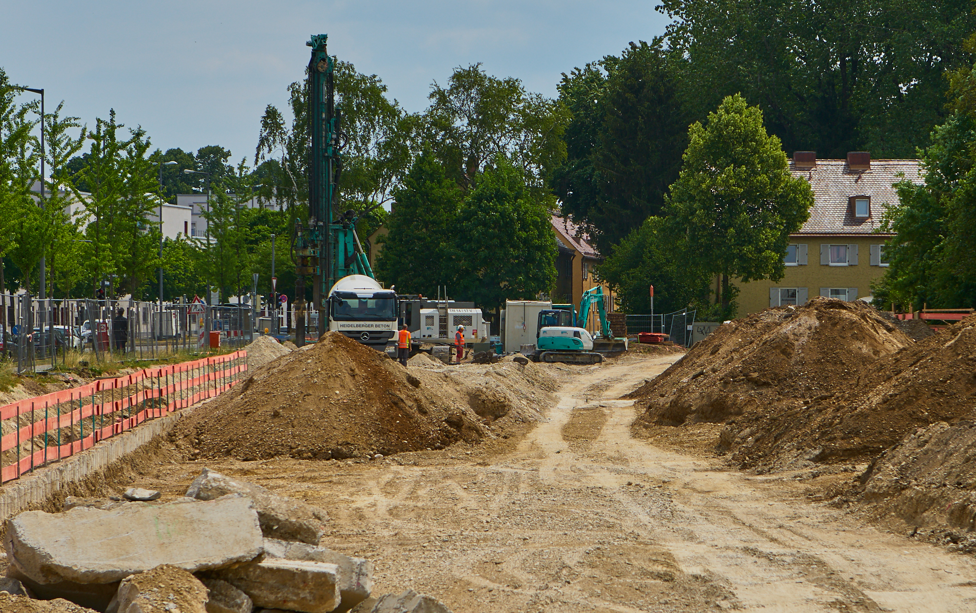 Baustelle Maikäfersiedlung in Neuperlach 23.06.2017 Photographer: Gelbmann