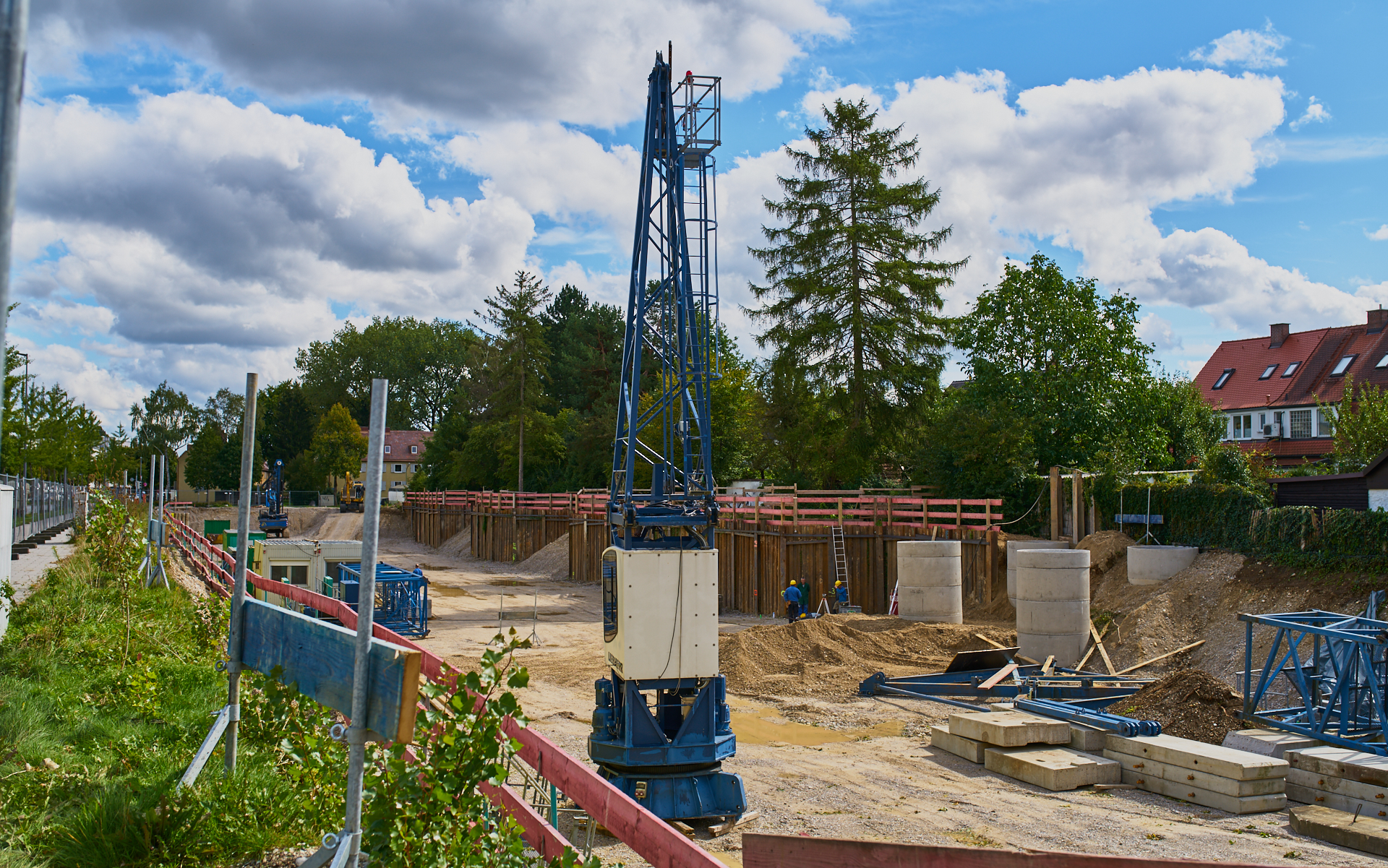 Baustelle Maikäfersiedlung in Neuperlach 15.09.2017 Photographer: Gelbmann