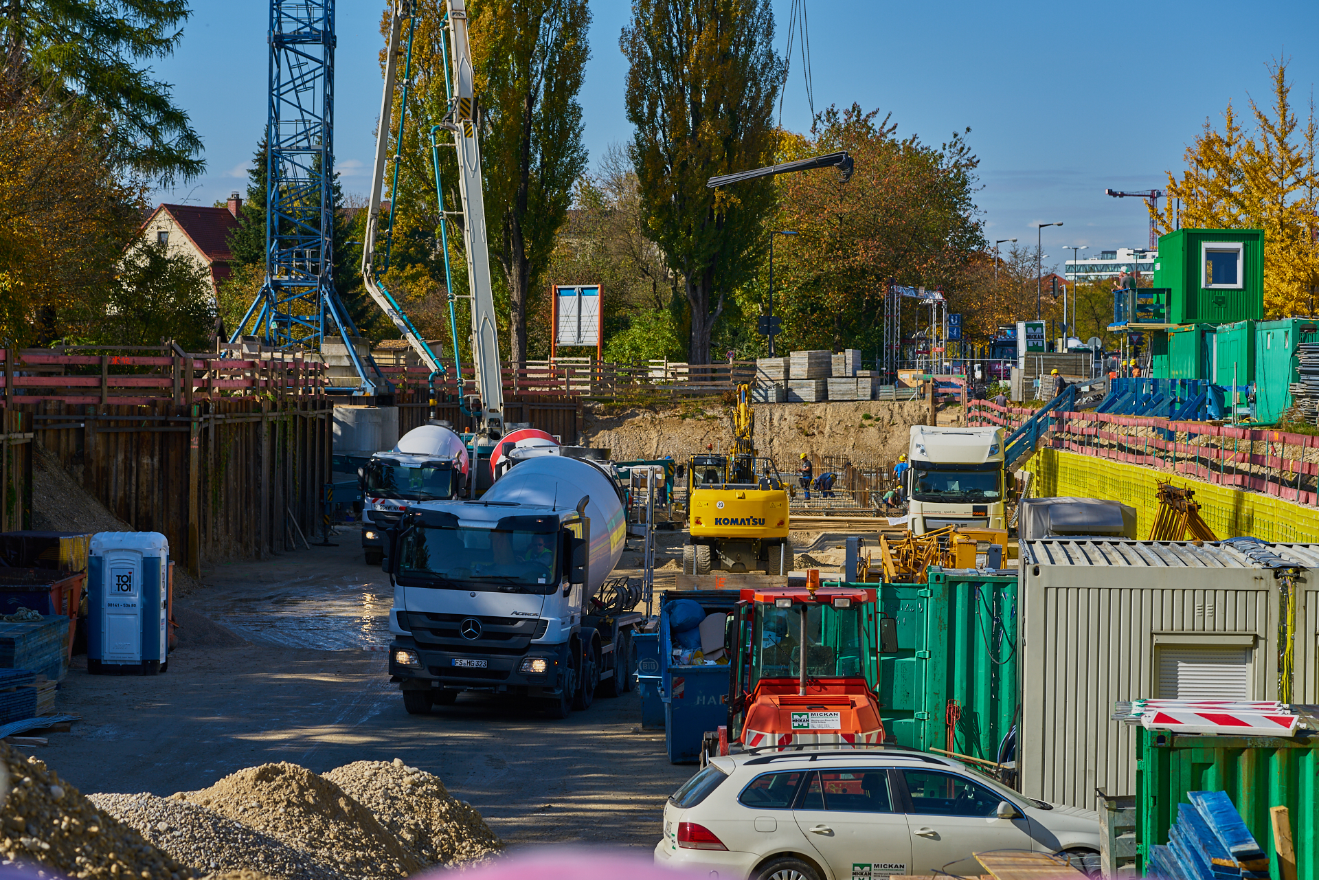 Baustelle Maikäfersiedlung in Neuperlach 19.10.2017 Photographer: Gelbmann