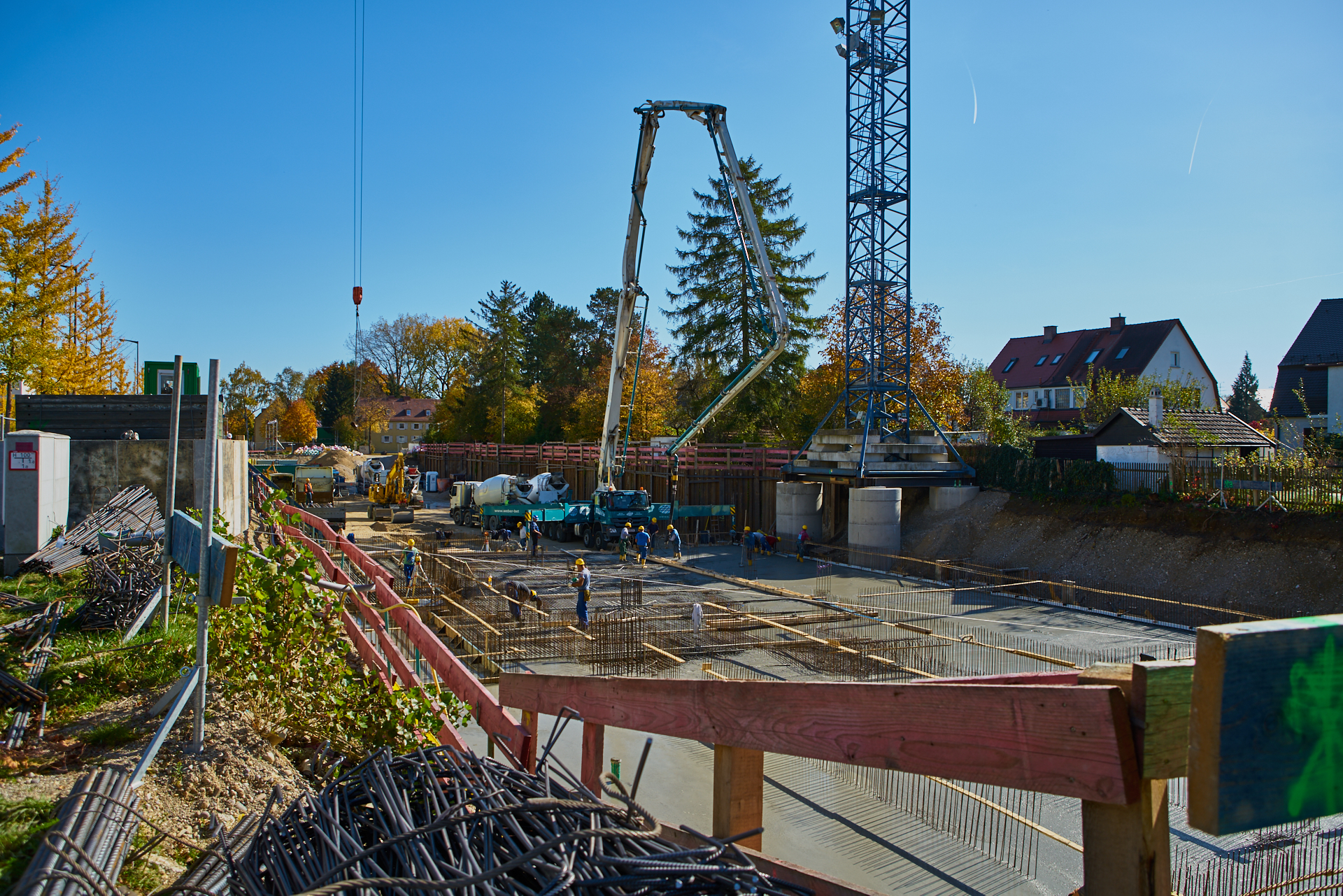 Baustelle Maikäfersiedlung in Neuperlach 19.10.2017 Photographer: Gelbmann