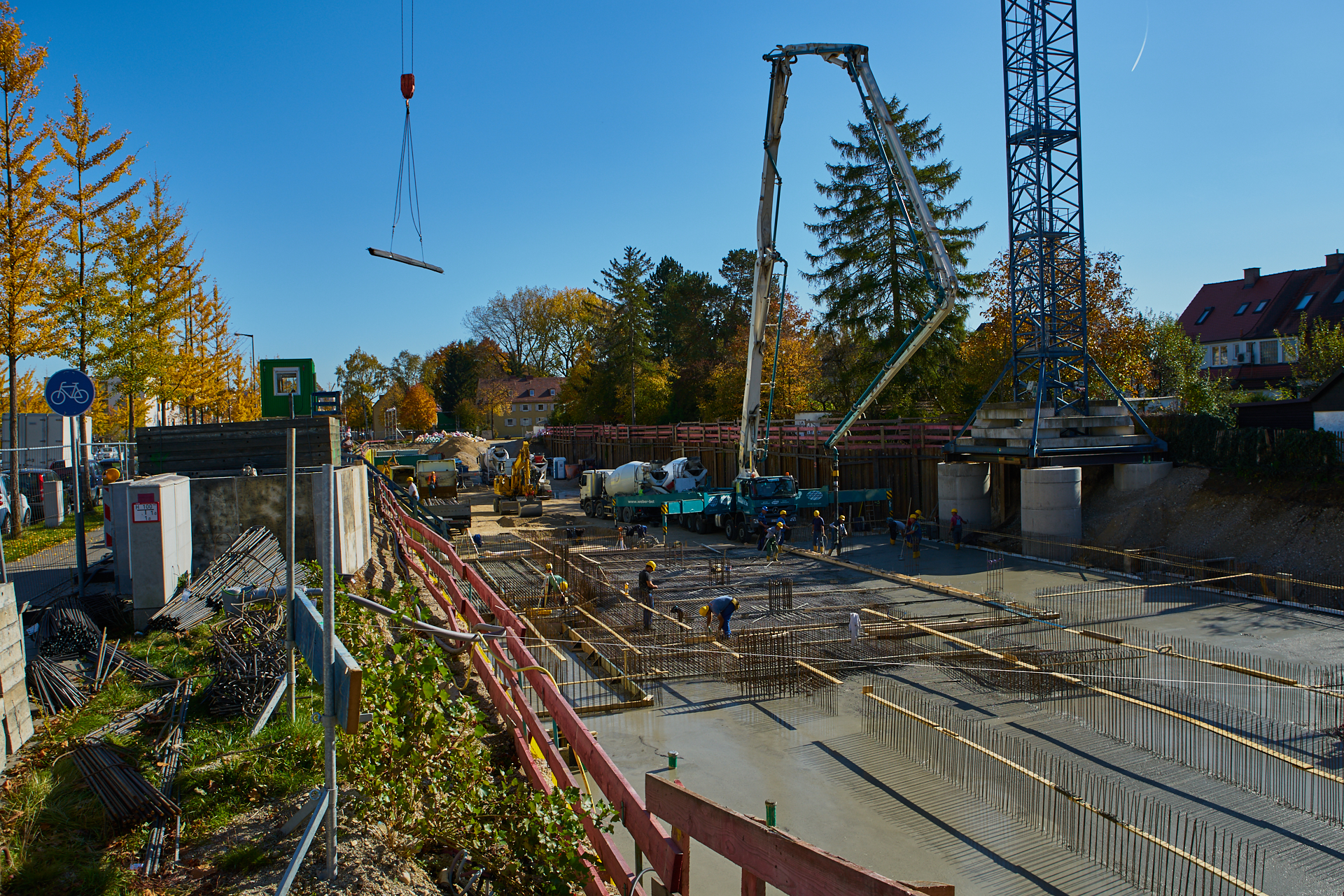 Baustelle Maikäfersiedlung in Neuperlach 19.10.2017 Photographer: Gelbmann