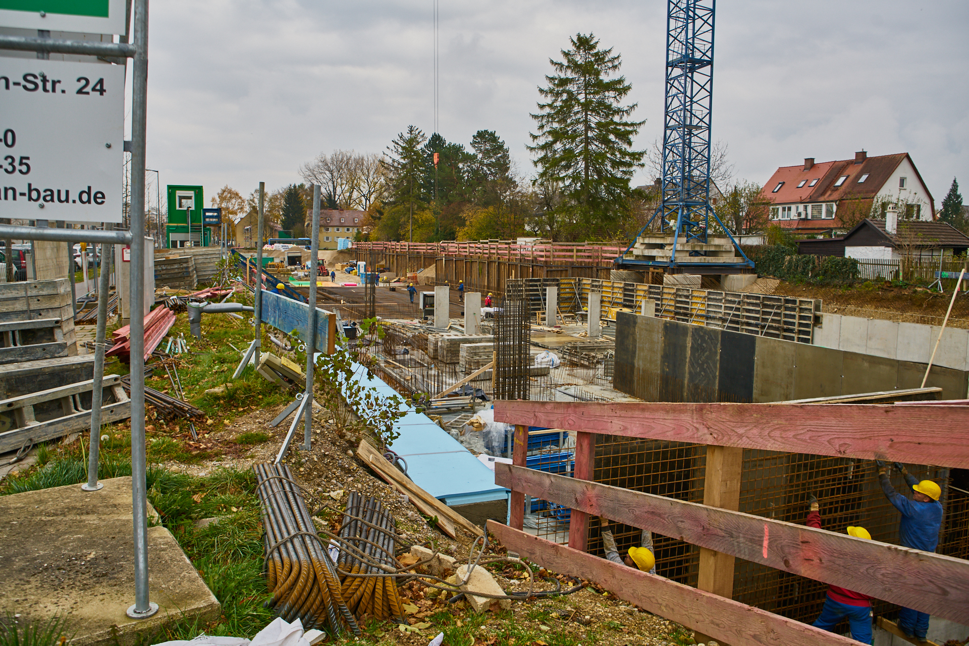 Baustelle Maikäfersiedlung in Neuperlach 03.11.2017 Photographer: Gelbmann