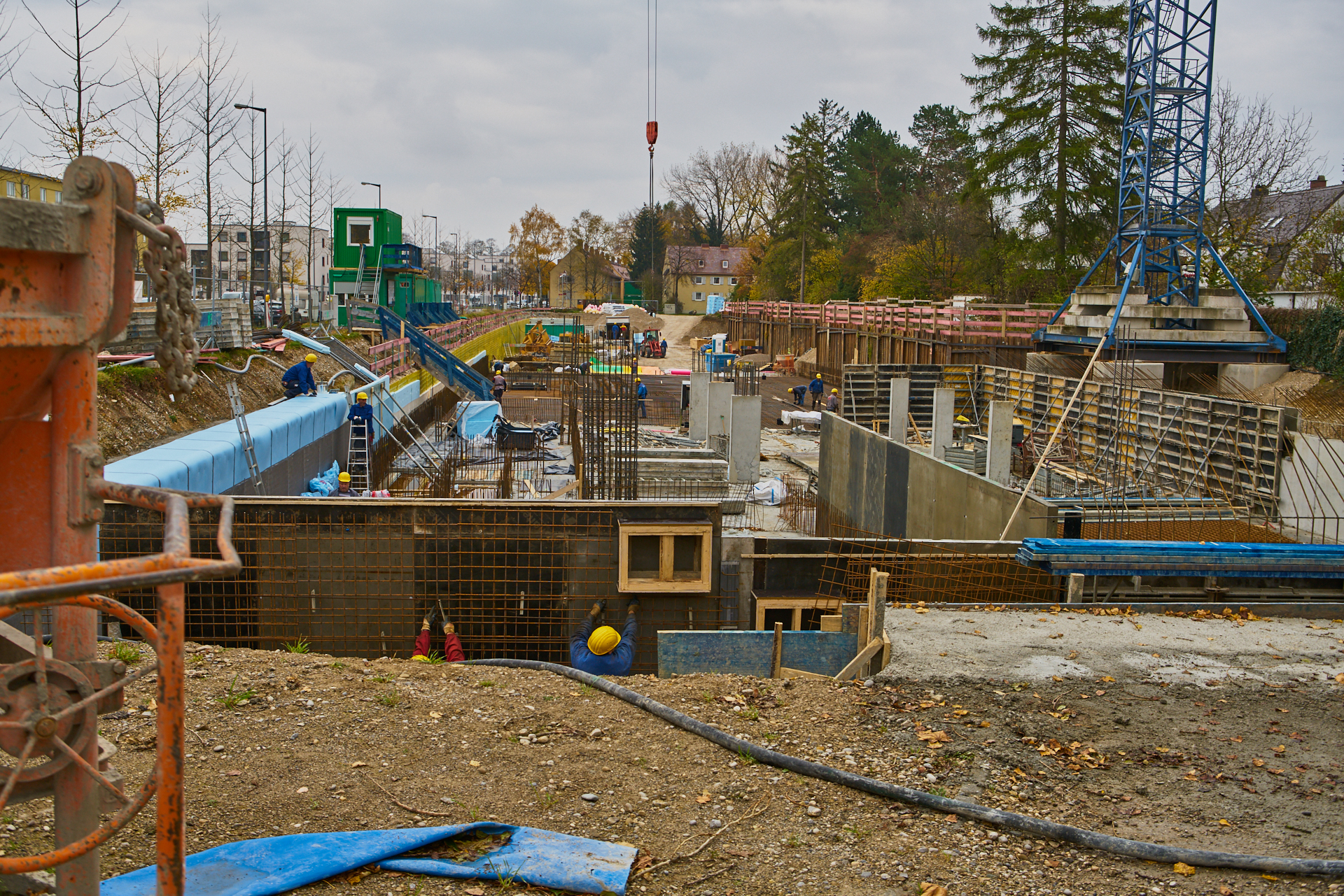 Baustelle Maikäfersiedlung in Neuperlach 03.11.2017 Photographer: Gelbmann