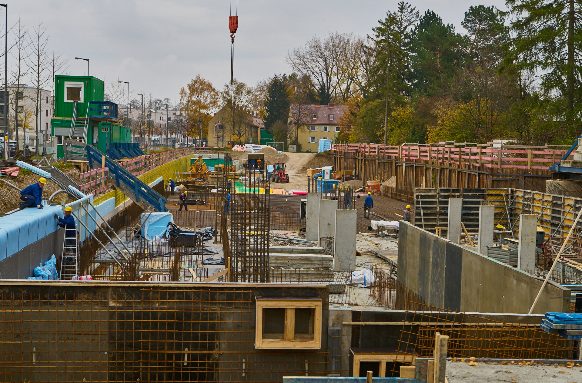 Baustelle Maikäfersiedlung in Neuperlach 03.11.2017 Photographer: Gelbmann