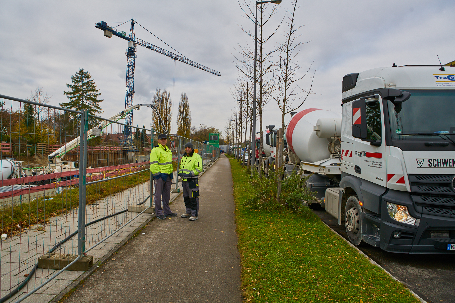 Baustelle Maikäfersiedlung in Neuperlach 09.11.2017 Photographer: Gelbmann