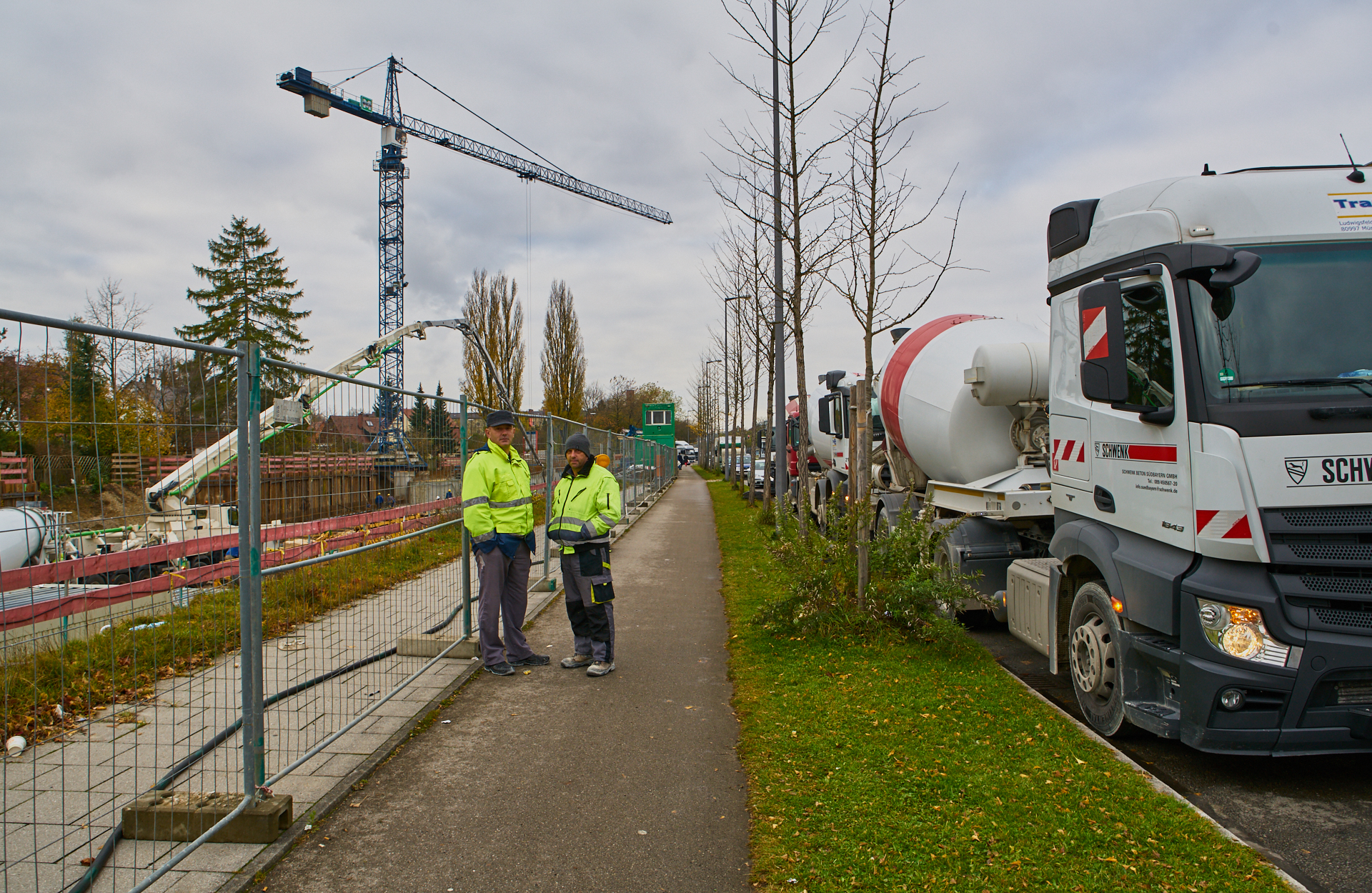 Baustelle Maikäfersiedlung in Neuperlach 09.11.2017 Photographer: Gelbmann