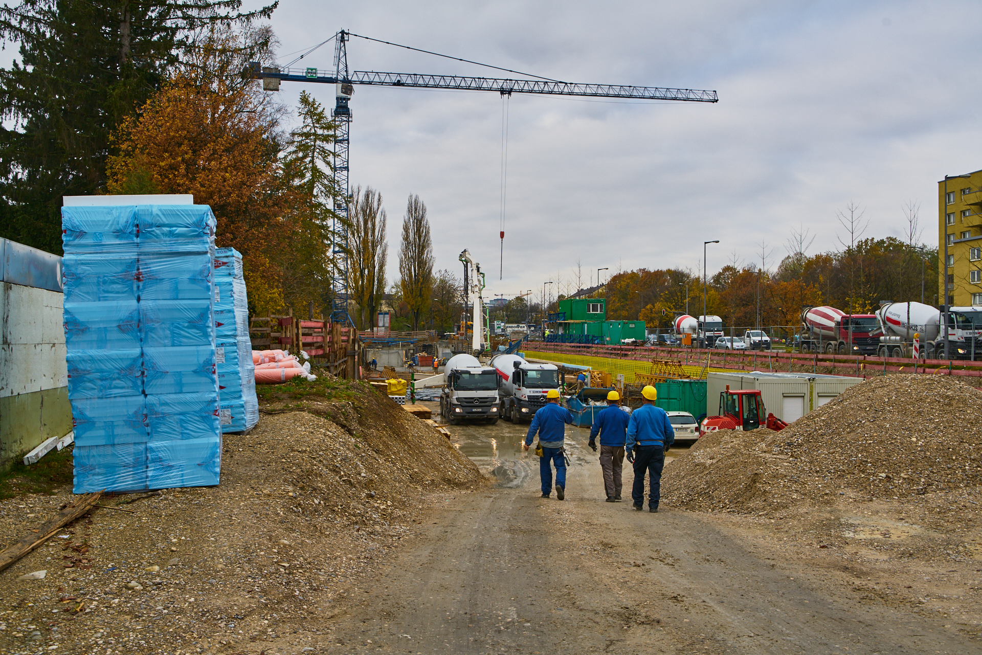 Baustelle Maikäfersiedlung in Neuperlach 09.11.2017 Photographer: Gelbmann