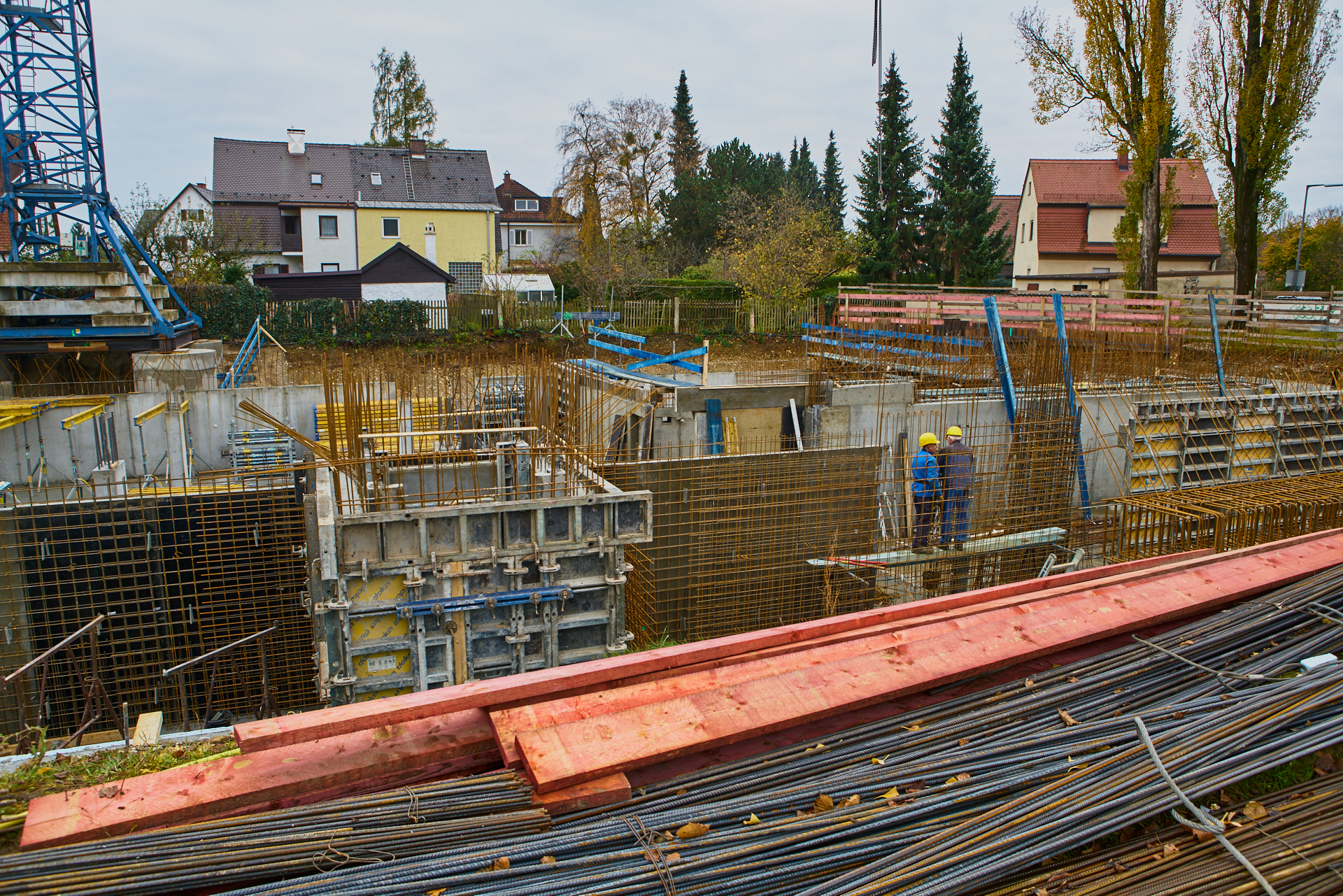 Baustelle Maikäfersiedlung in Neuperlach 09.11.2017 Photographer: Gelbmann