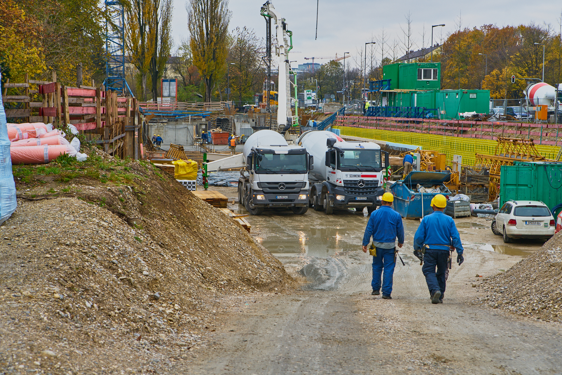 Baustelle Maikäfersiedlung in Neuperlach 09.11.2017 Photographer: Gelbmann