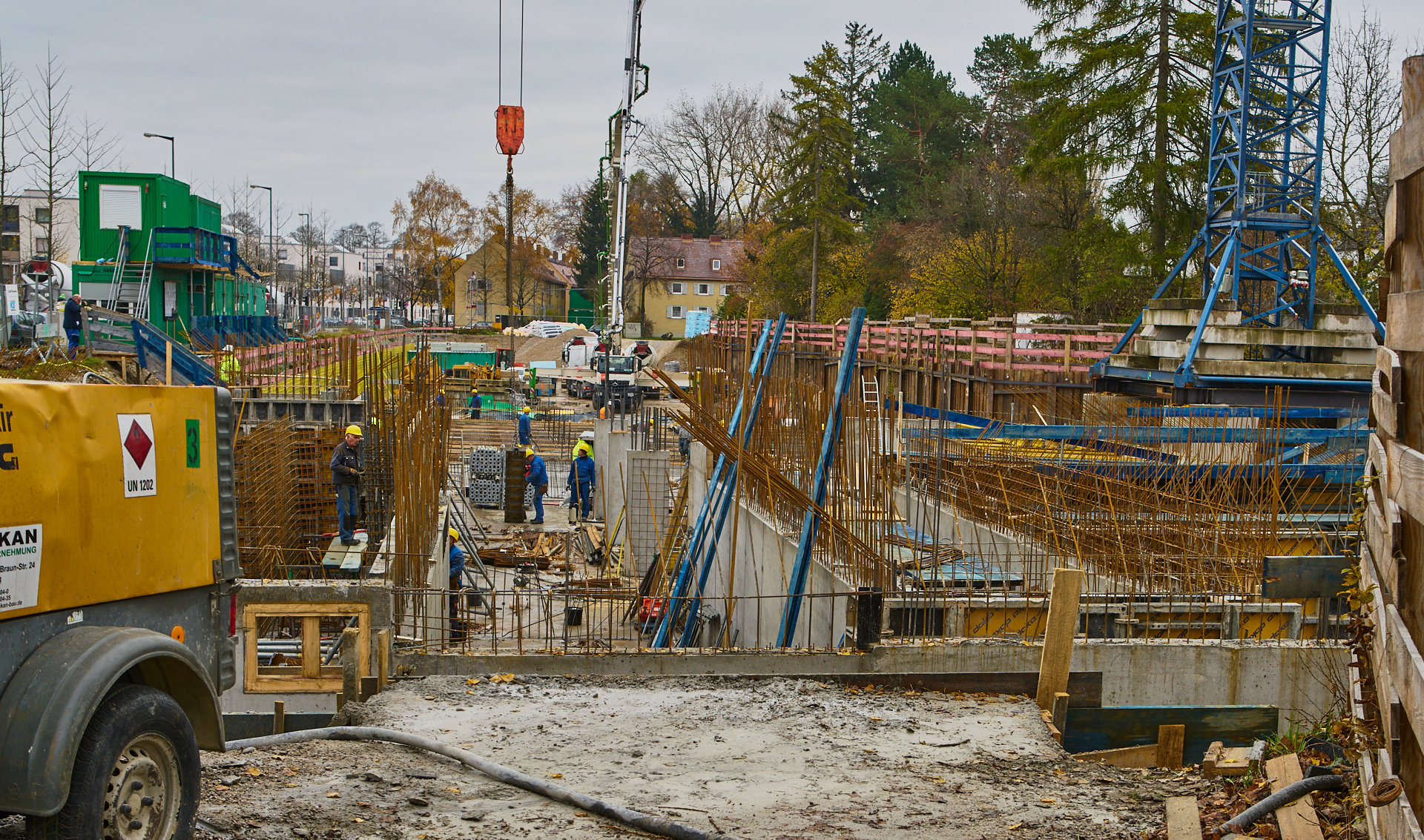 Baustelle Maikäfersiedlung in Neuperlach 09.11.2017 Photographer: Gelbmann