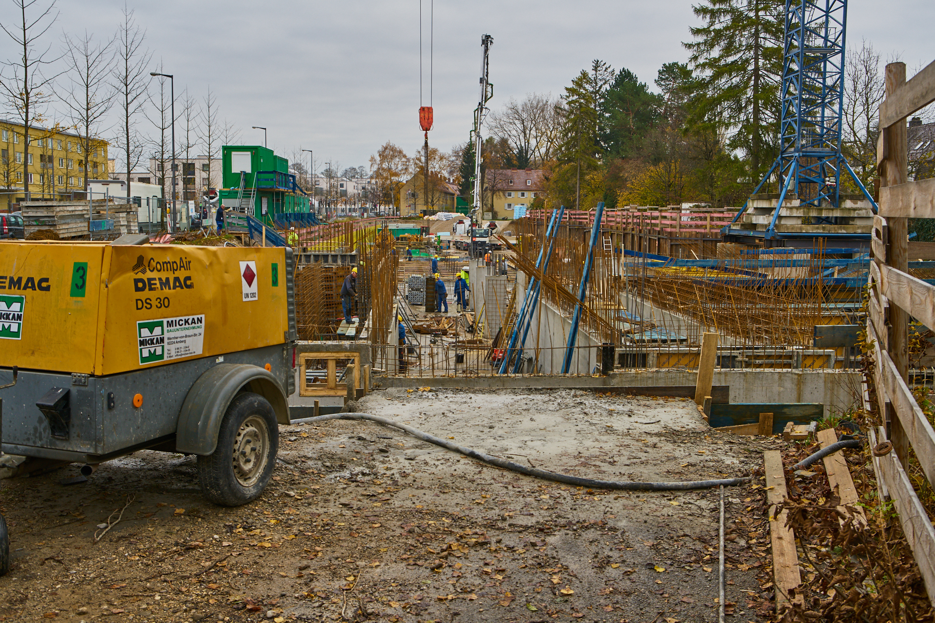 Baustelle Maikäfersiedlung in Neuperlach 09.11.2017 Photographer: Gelbmann