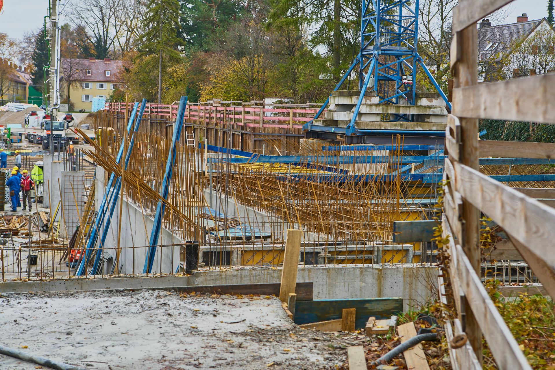 Baustelle Maikäfersiedlung in Neuperlach 09.11.2017 Photographer: Gelbmann