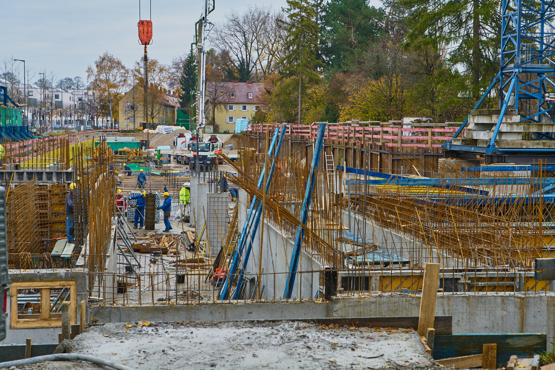 Baustelle Maikäfersiedlung in Neuperlach 09.11.2017 Photographer: Gelbmann