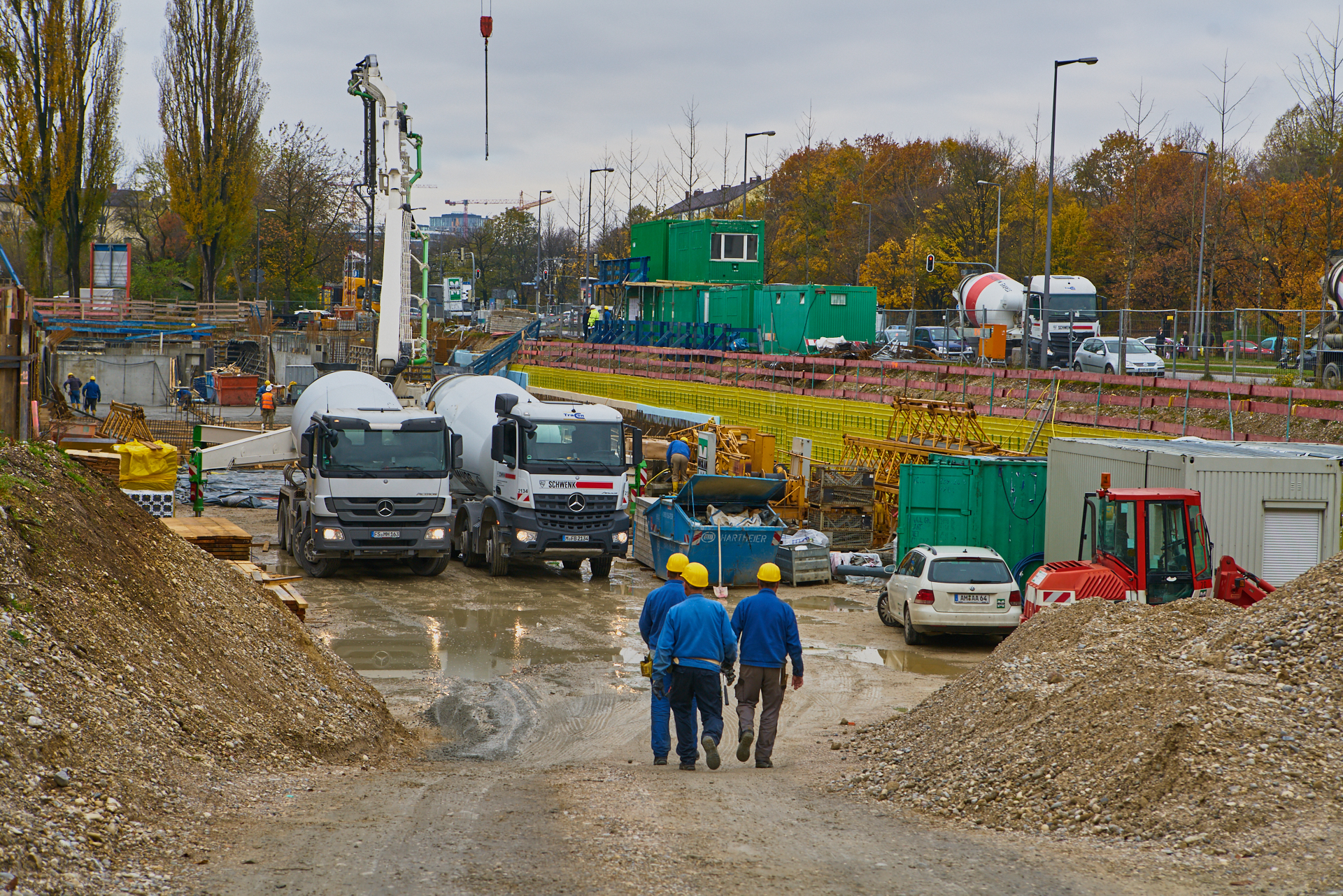 Baustelle Maikäfersiedlung in Neuperlach 09.11.2017 Photographer: Gelbmann