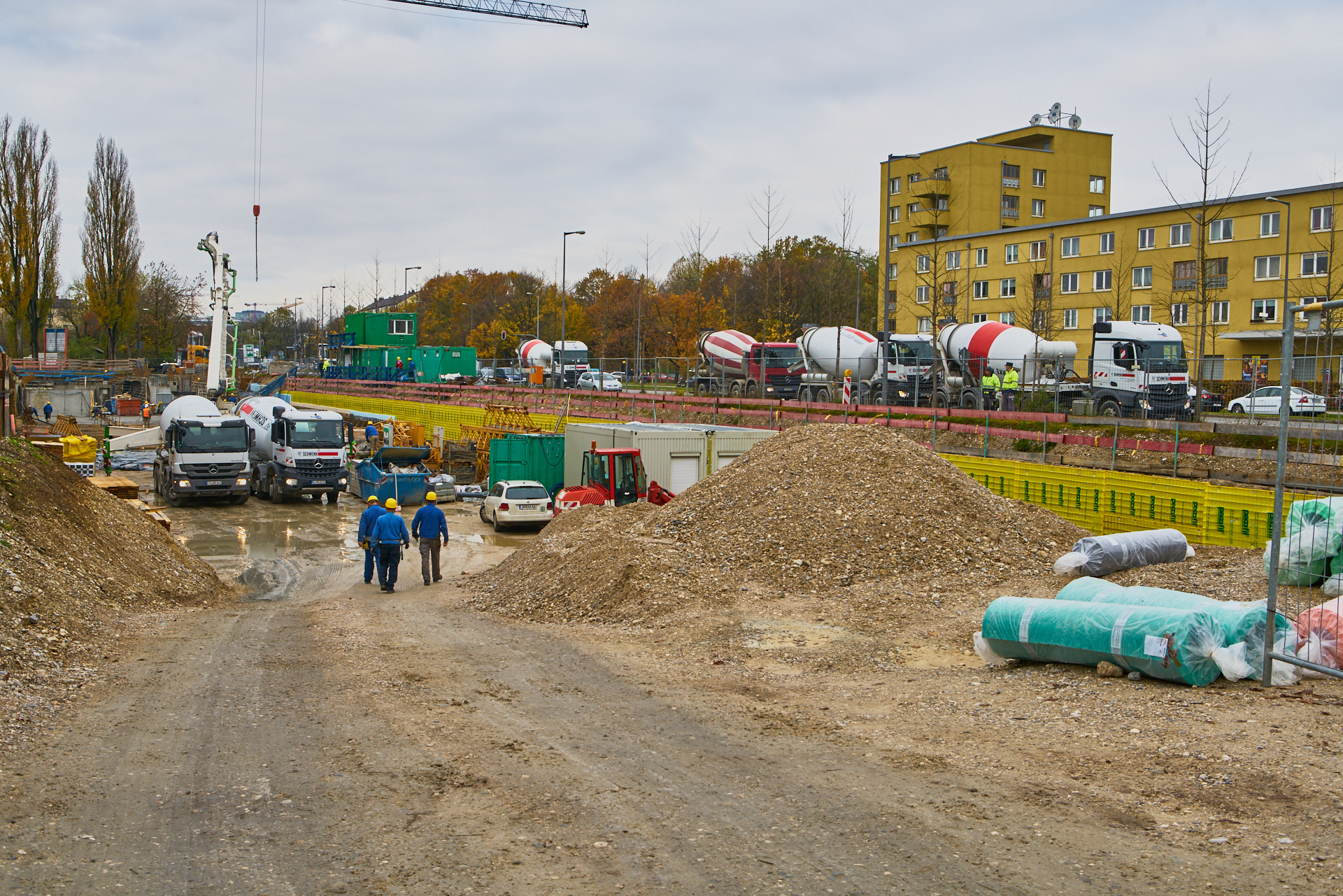 Baustelle Maikäfersiedlung in Neuperlach 09.11.2017 Photographer: Gelbmann