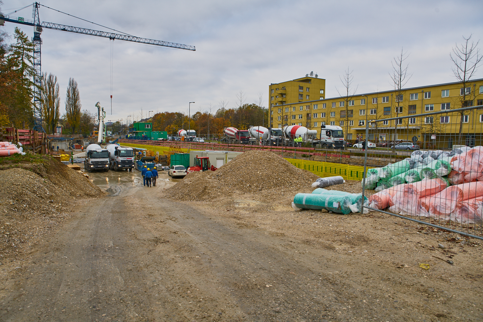 Baustelle Maikäfersiedlung in Neuperlach 09.11.2017 Photographer: Gelbmann