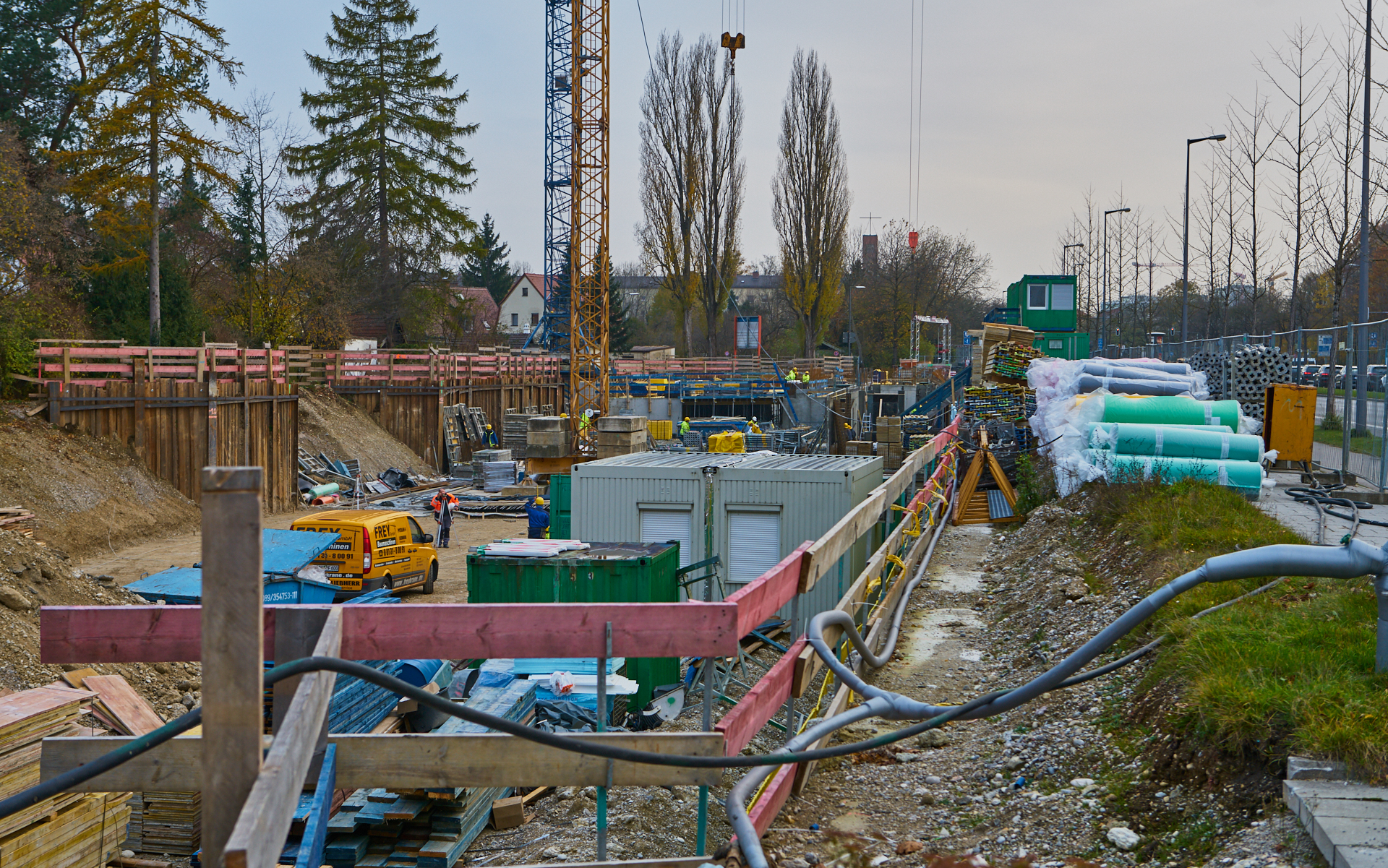 Baustelle Maikäfersiedlung in Neuperlach 17.11.2017 Photographer: Gelbmann