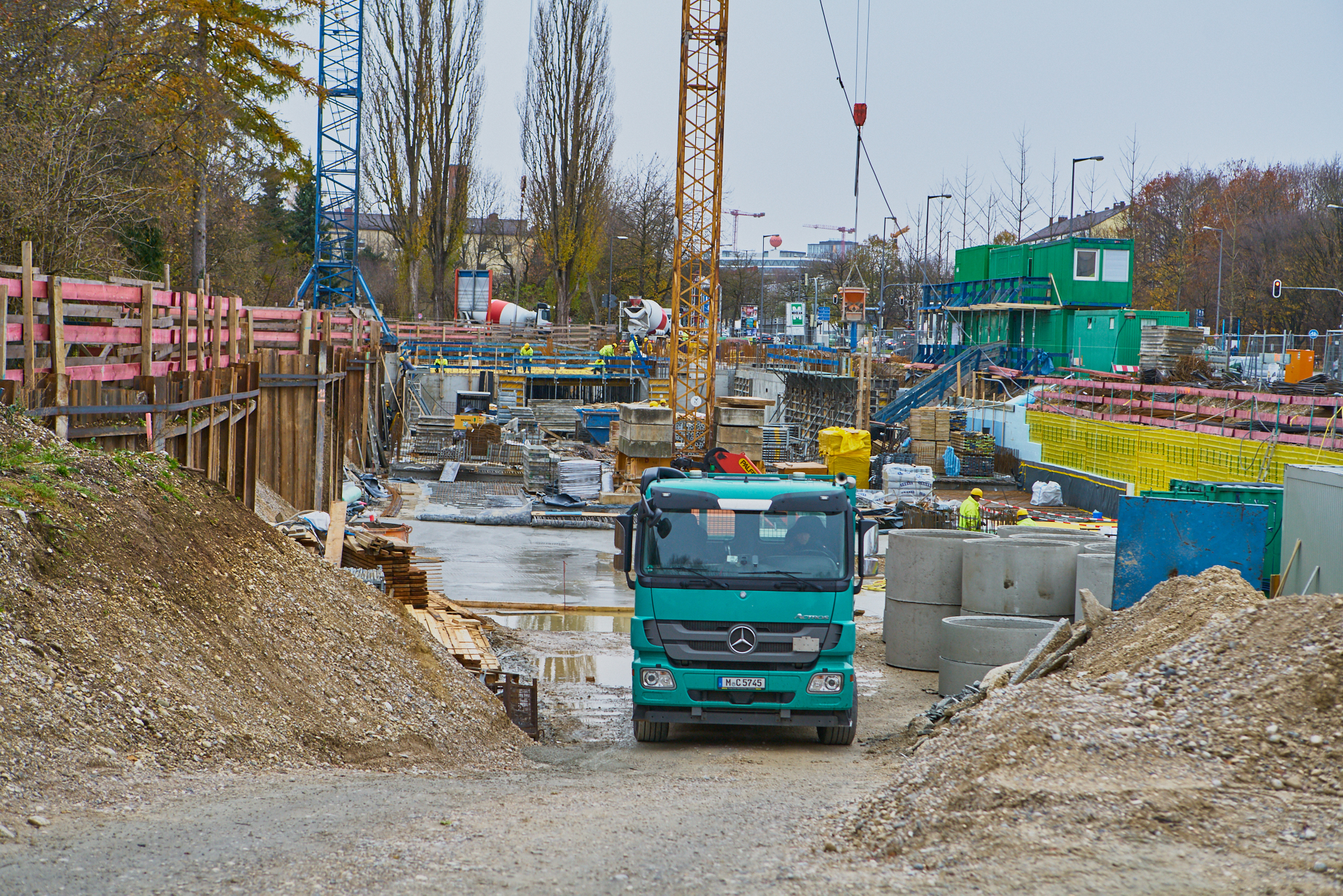 Baustelle Maikäfersiedlung in Neuperlach 20.11.2017 Photographer: Gelbmann