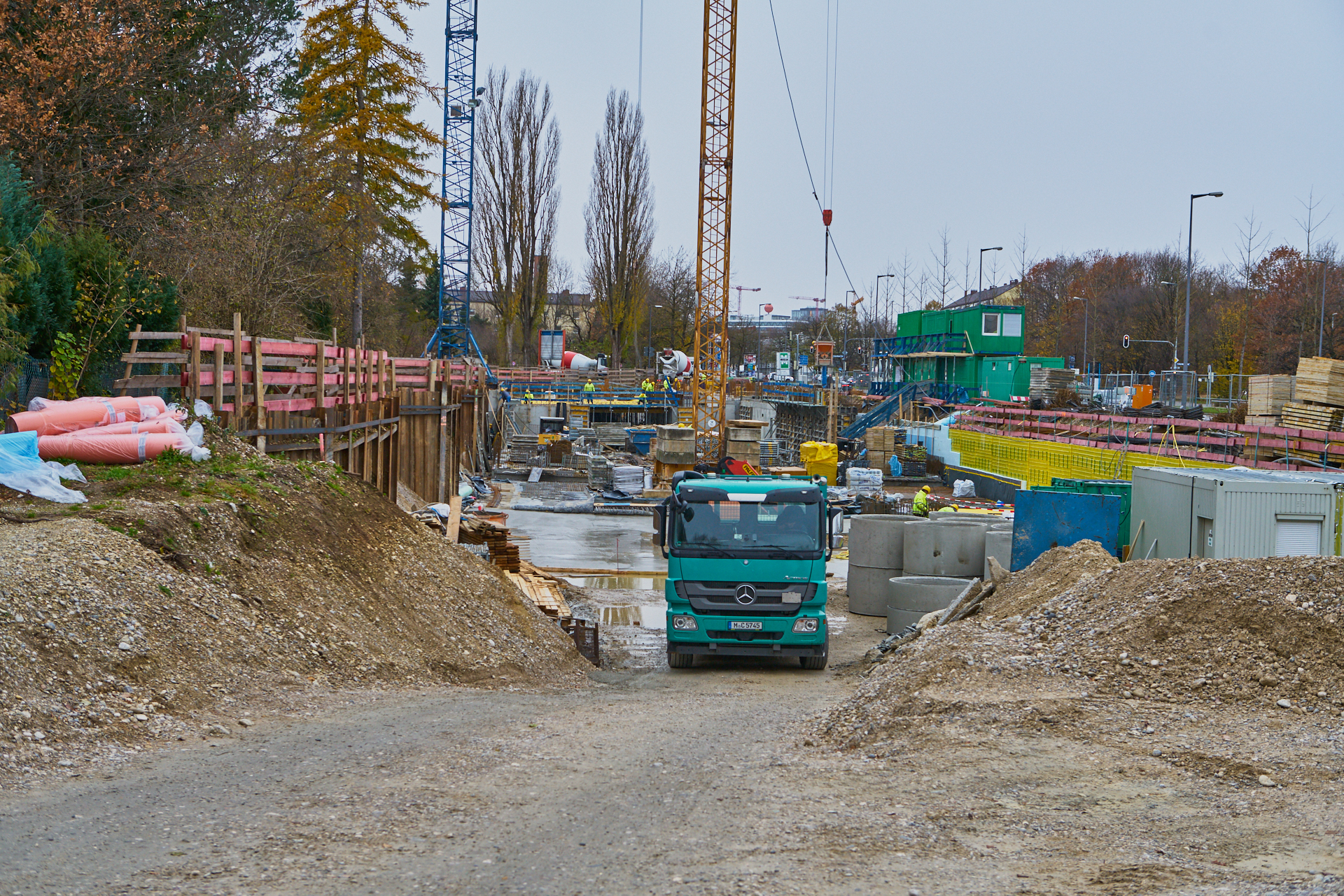 Baustelle Maikäfersiedlung in Neuperlach 20.11.2017 Photographer: Gelbmann