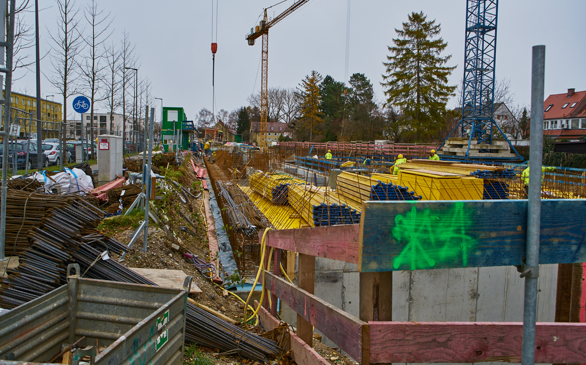 Baustelle Maikäfersiedlung in Neuperlach 20.11.2017 Photographer: Gelbmann