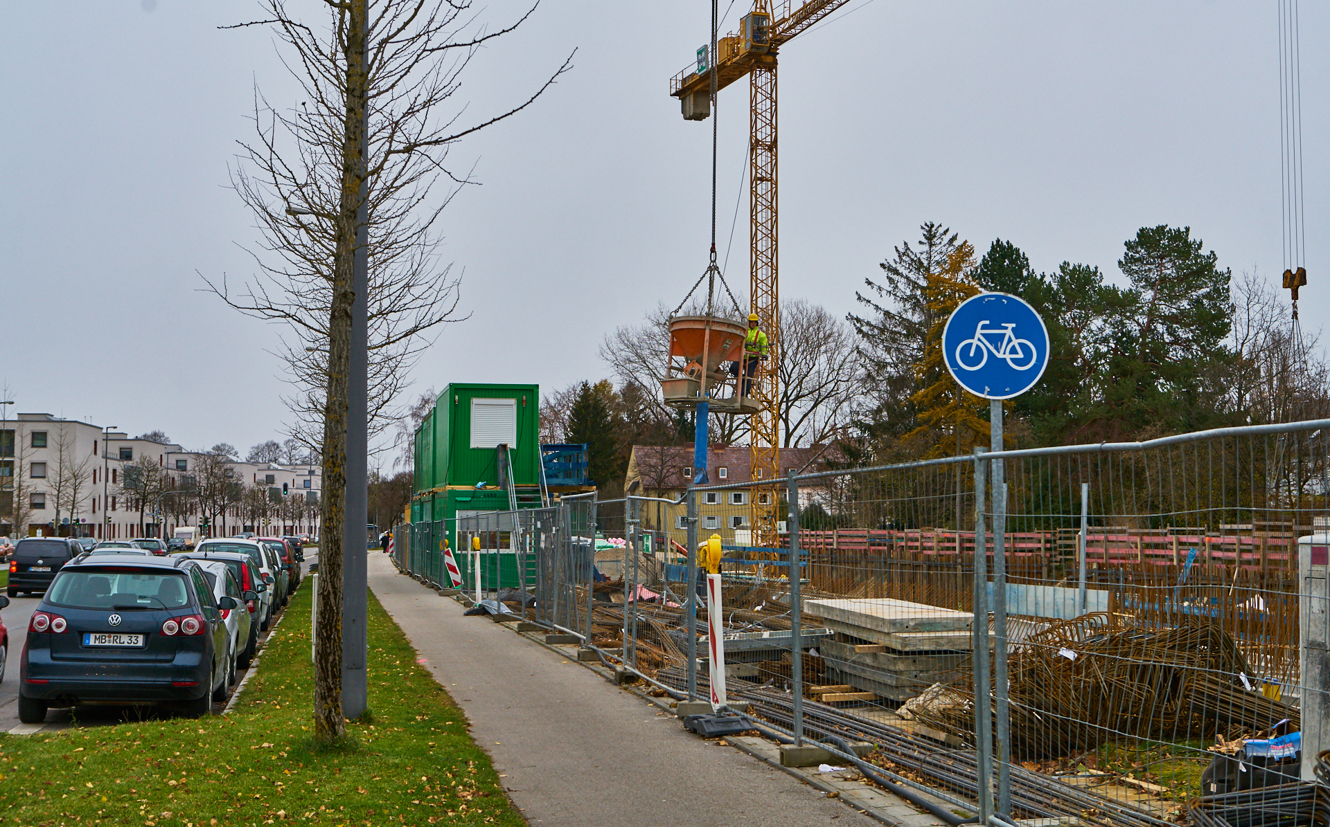 Baustelle Maikäfersiedlung in Neuperlach 20.11.2017 Photographer: Gelbmann