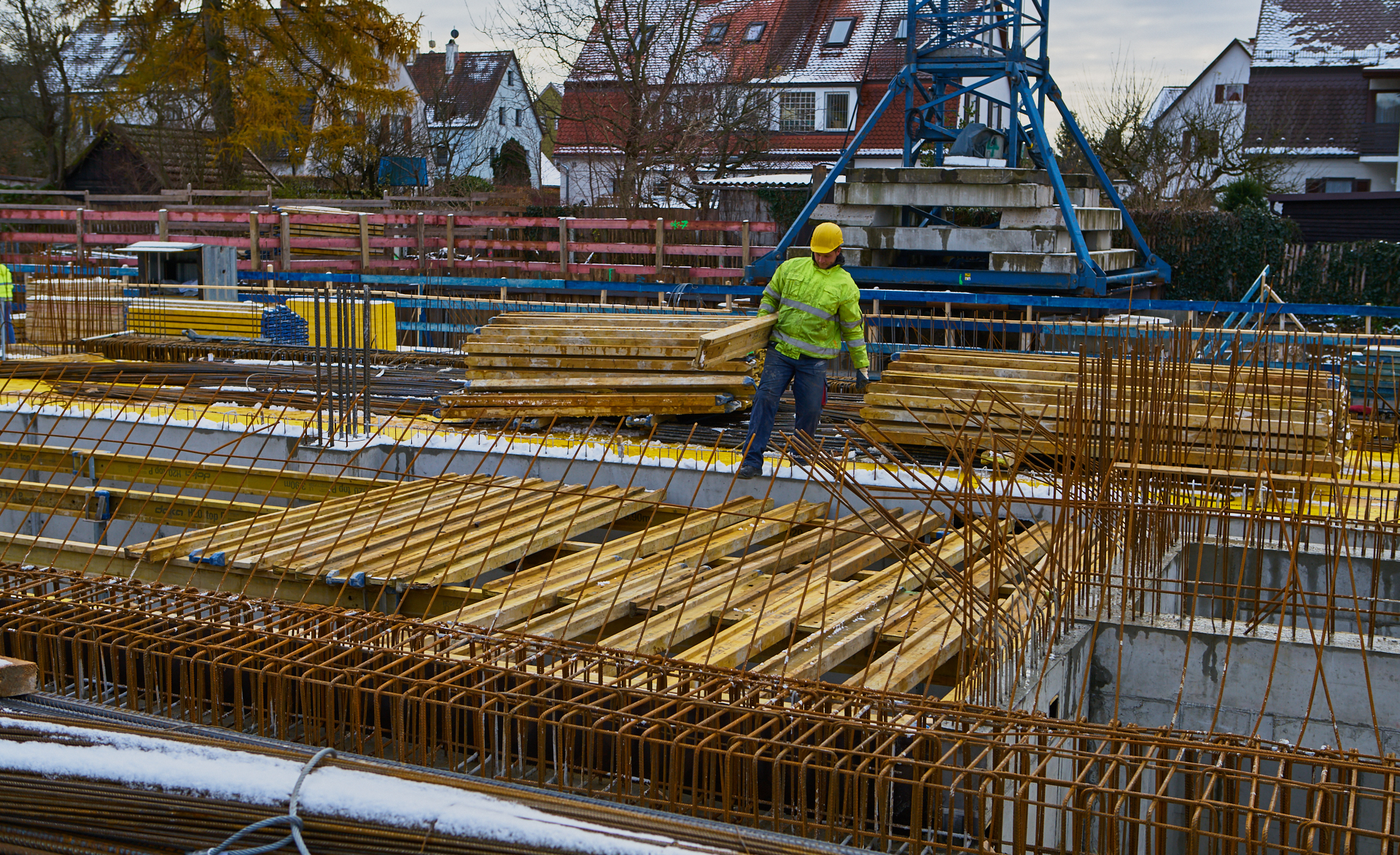 Baustelle Maikäfersiedlung in Neuperlach 27.11.2017 Photographer: Gelbmann