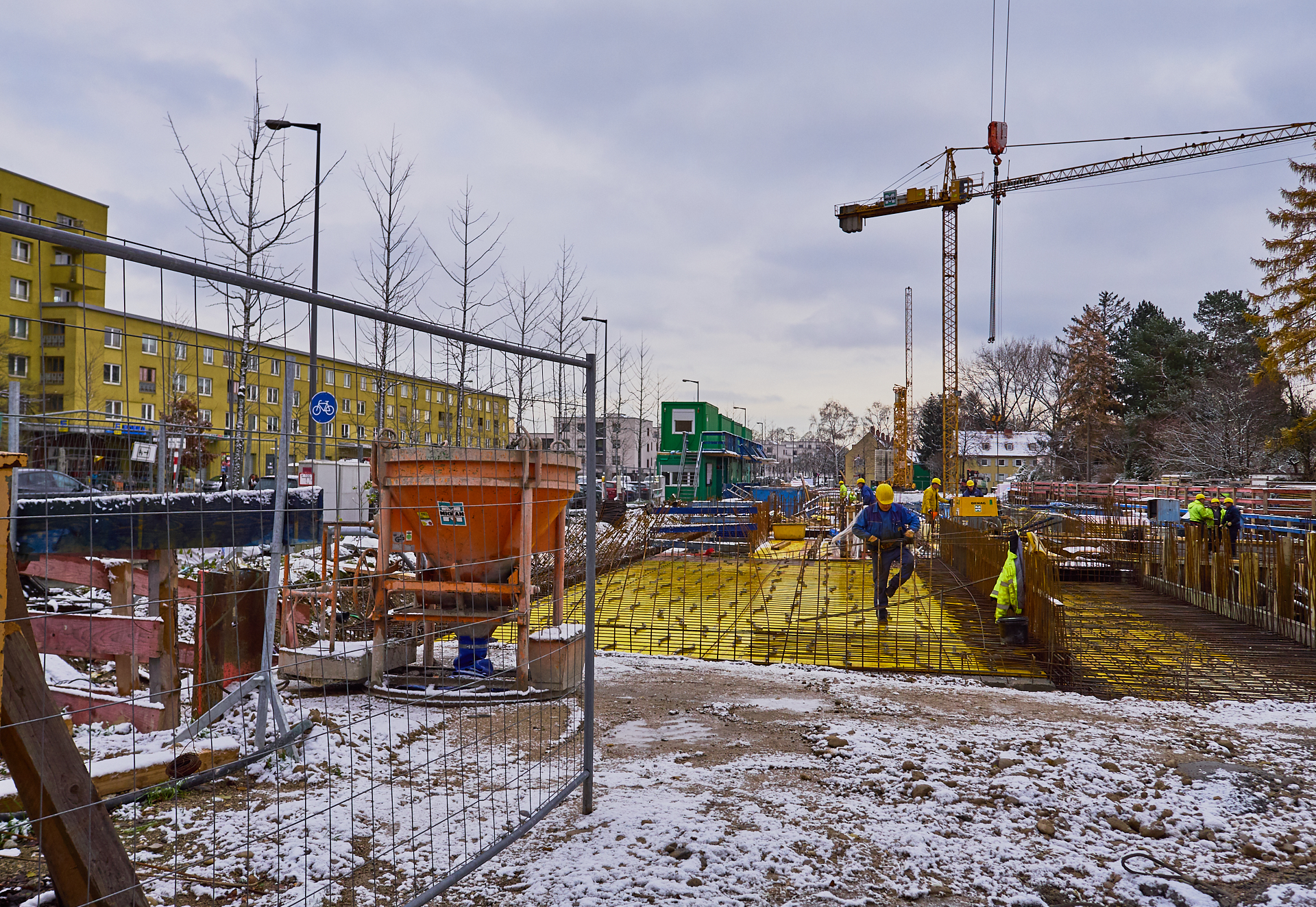 Baustelle Maikäfersiedlung in Neuperlach 01.12.2017 Photographer: Gelbmann