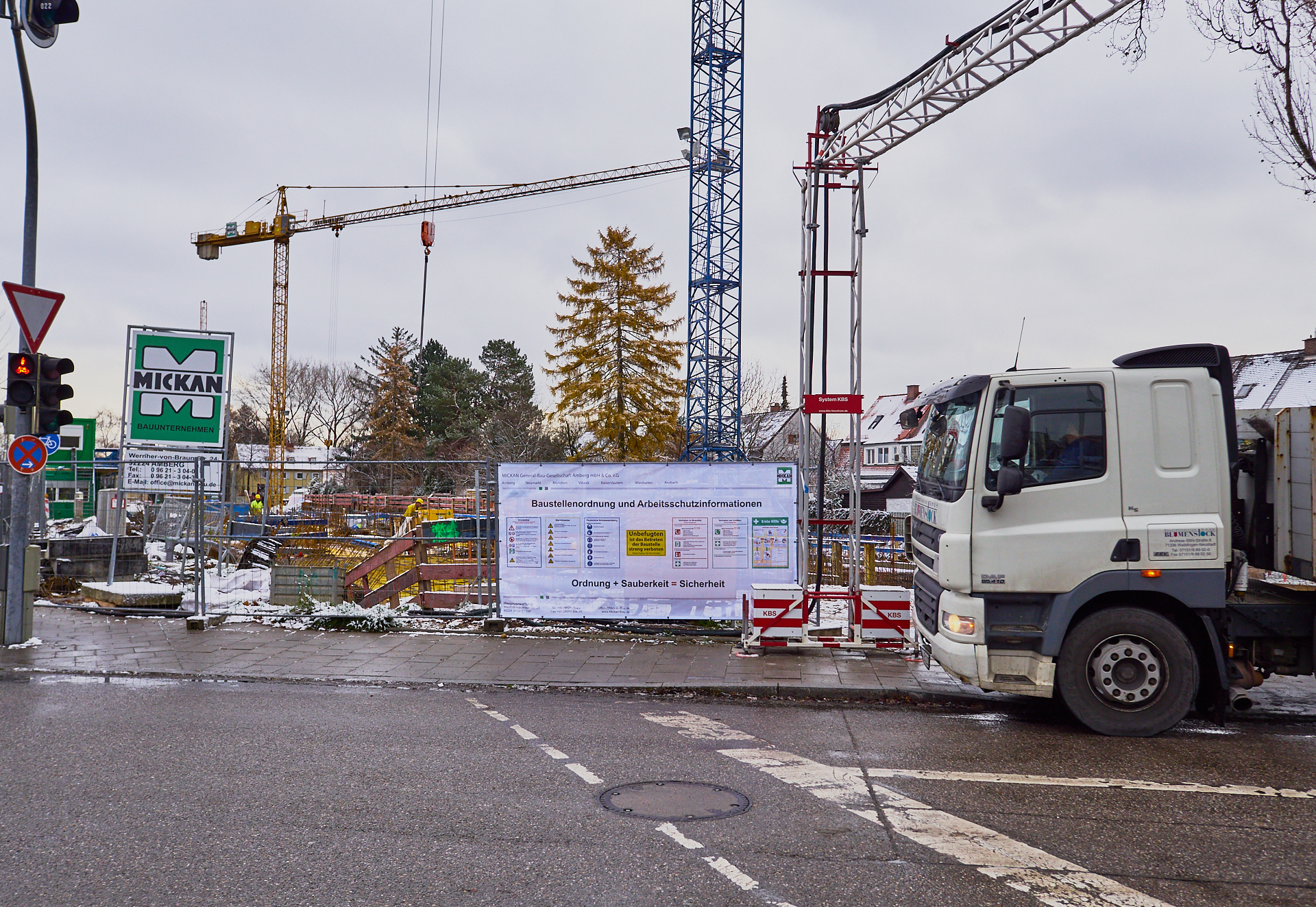 Baustelle Maikäfersiedlung in Neuperlach 01.12.2017 Photographer: Gelbmann