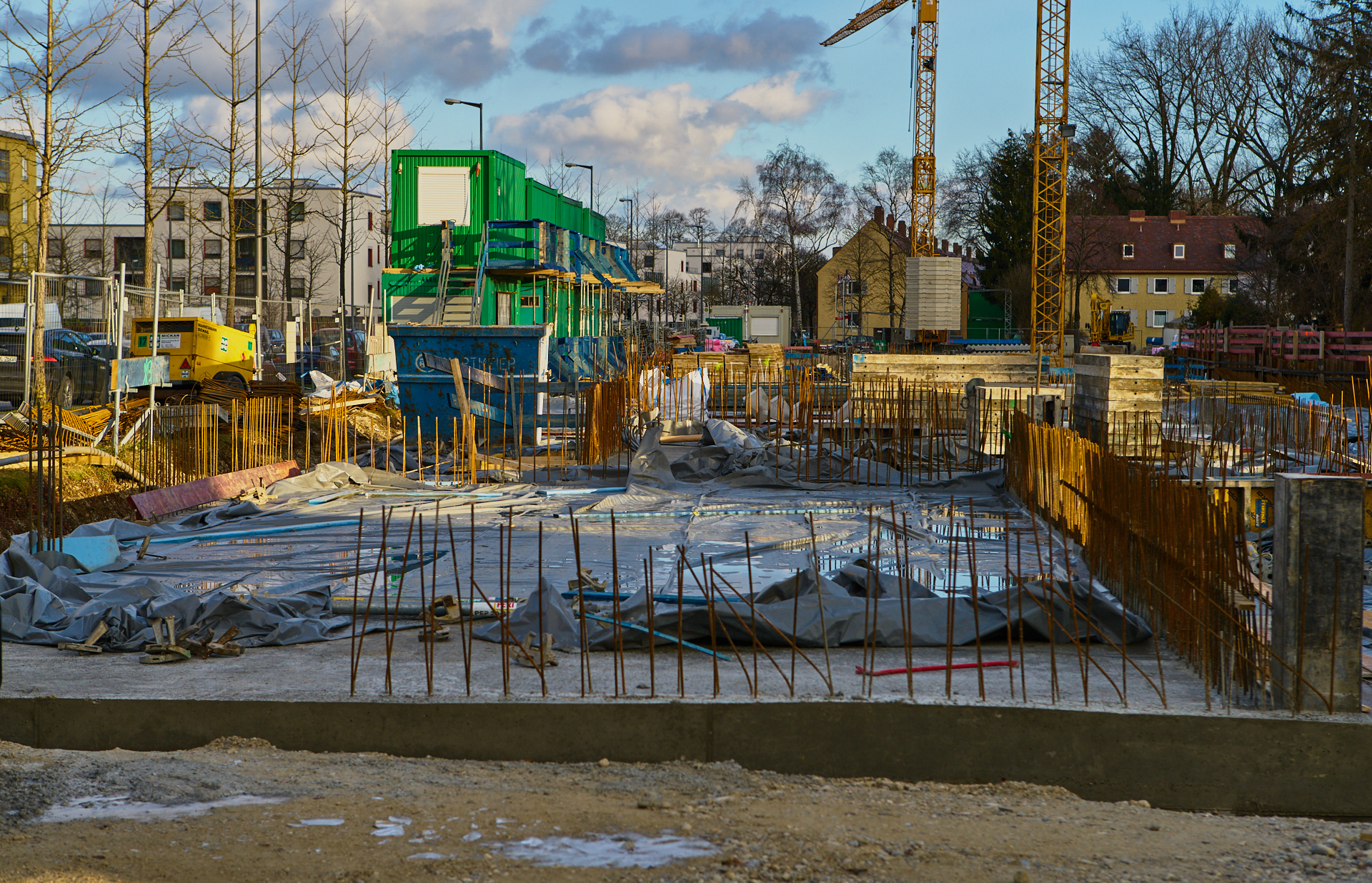 Baustelle Maikäfersiedlung in Neuperlach 09.12.2017 Photographer: Gelbmann