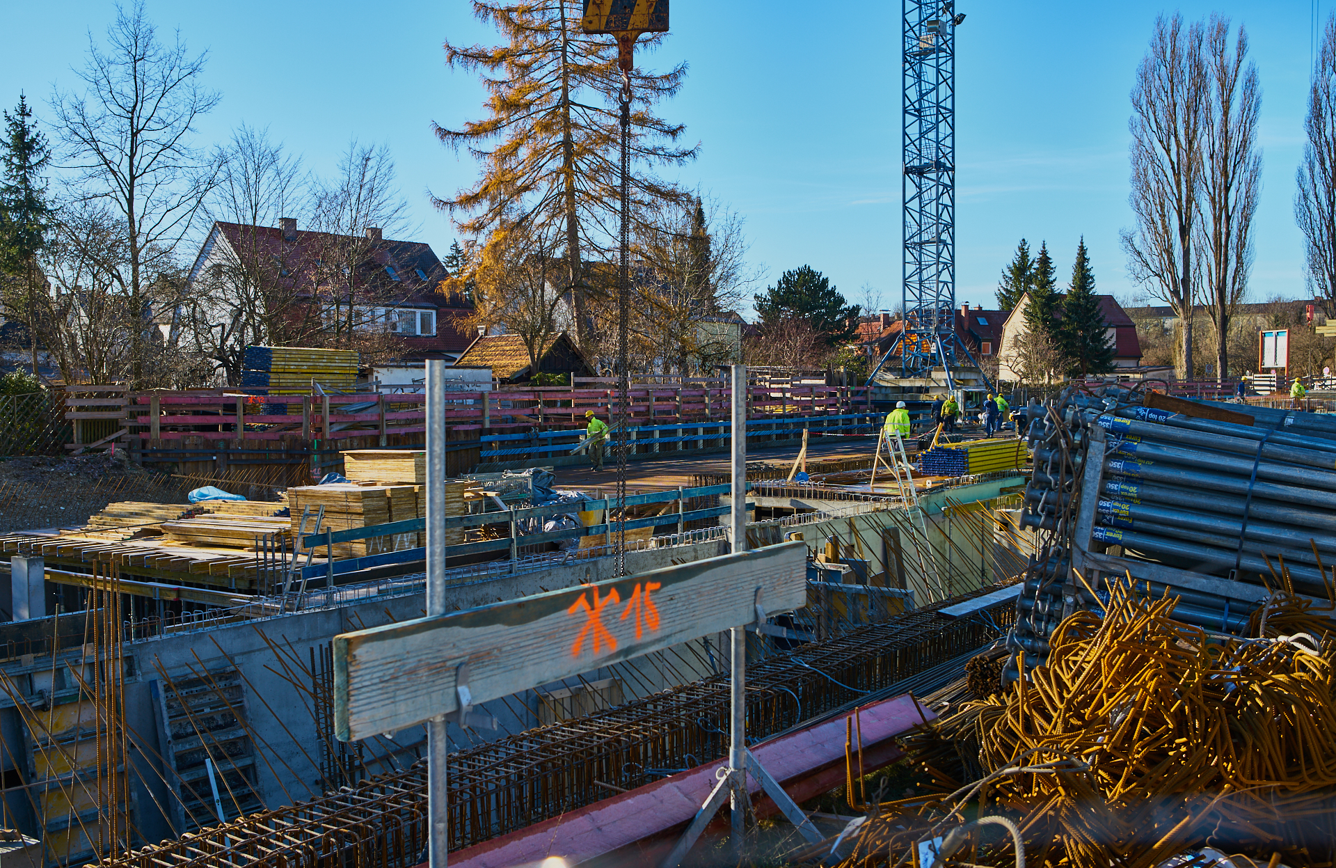 Baustelle Maikäfersiedlung in Neuperlach 13.12.2017 Photographer: Gelbmann