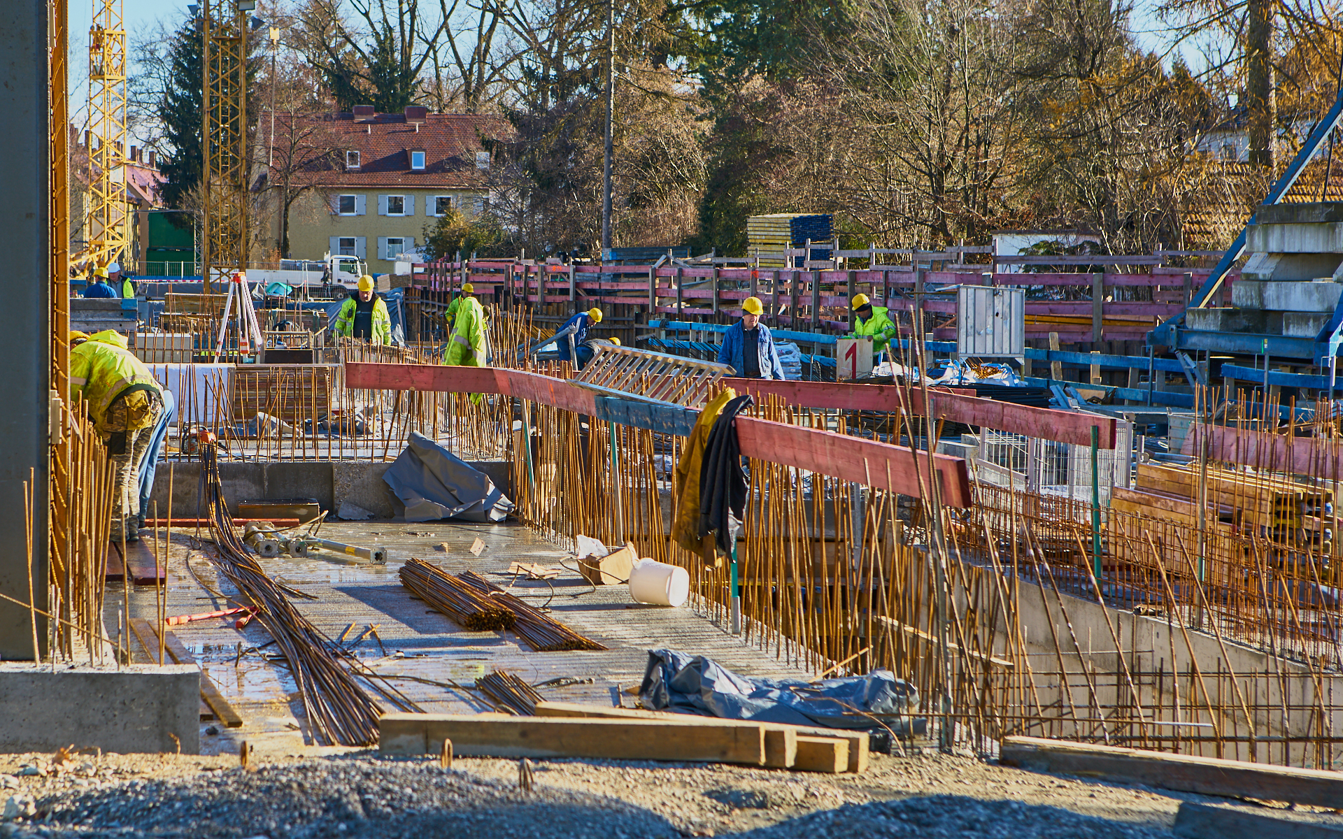 Baustelle Maikäfersiedlung in Neuperlach 13.12.2017 Photographer: Gelbmann