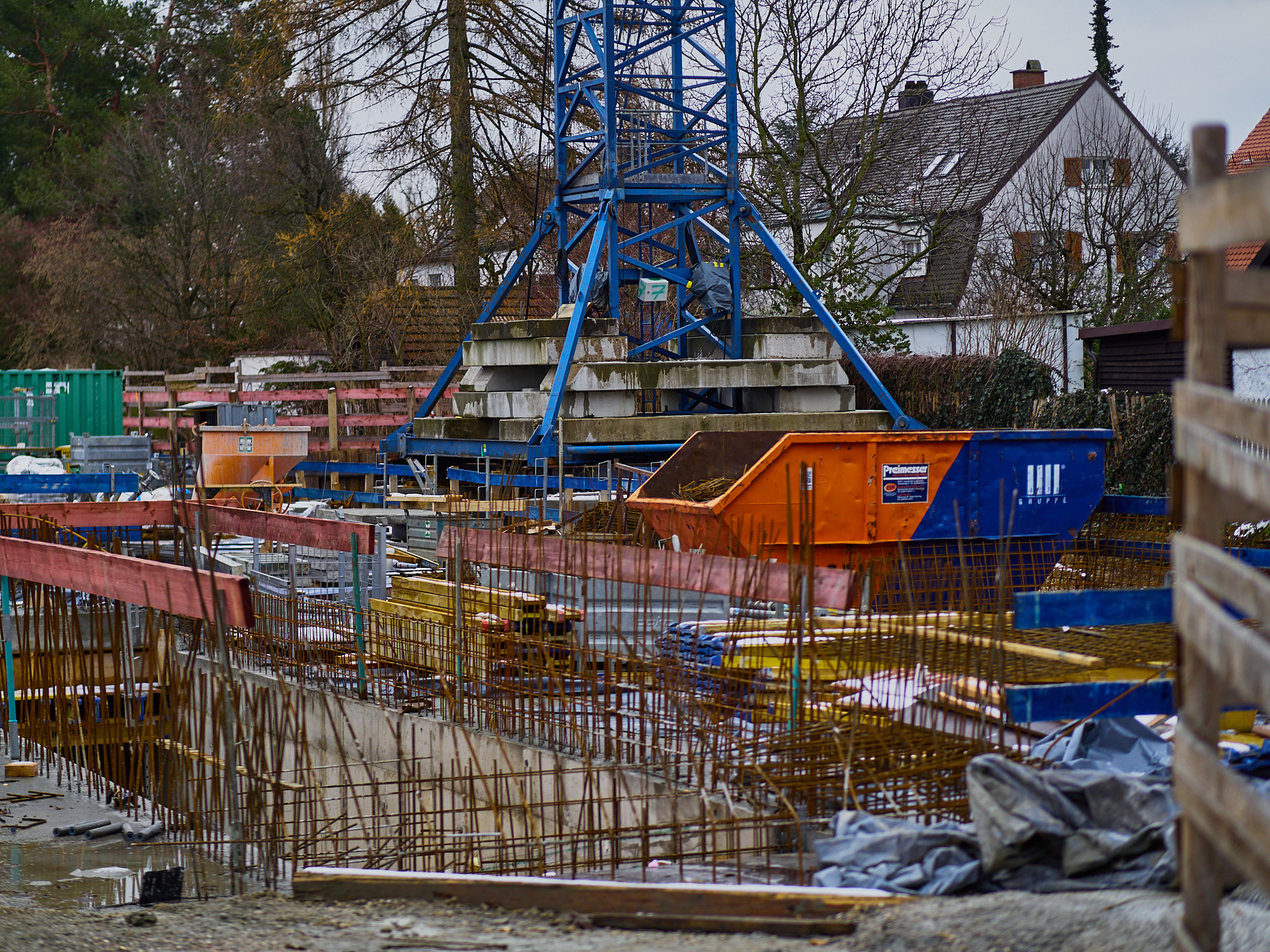 Baustelle Maikäfersiedlung in Neuperlach 20.12.2017 Photographer: Gelbmann