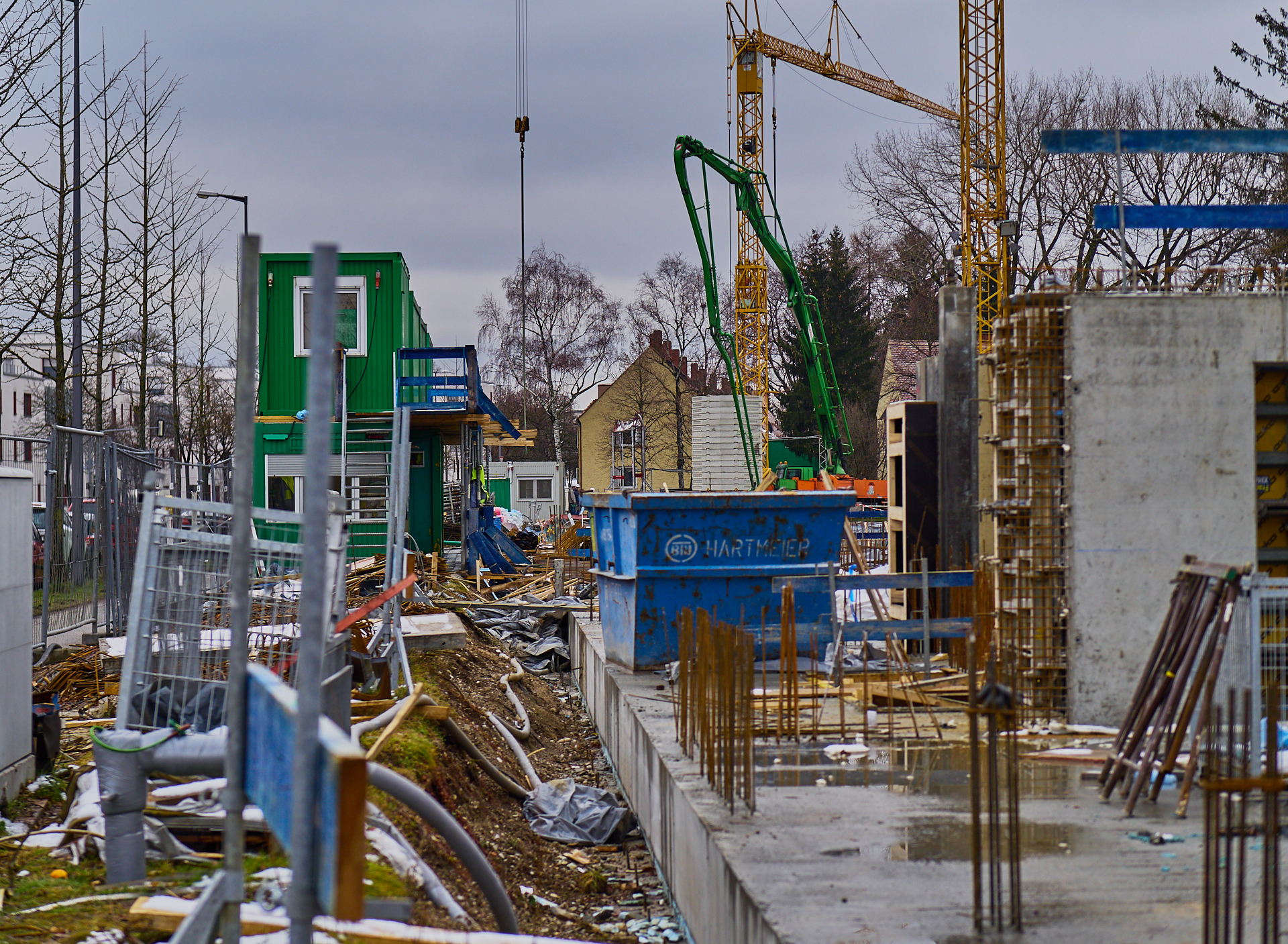 Baustelle Maikäfersiedlung in Neuperlach 20.12.2017 Photographer: Gelbmann