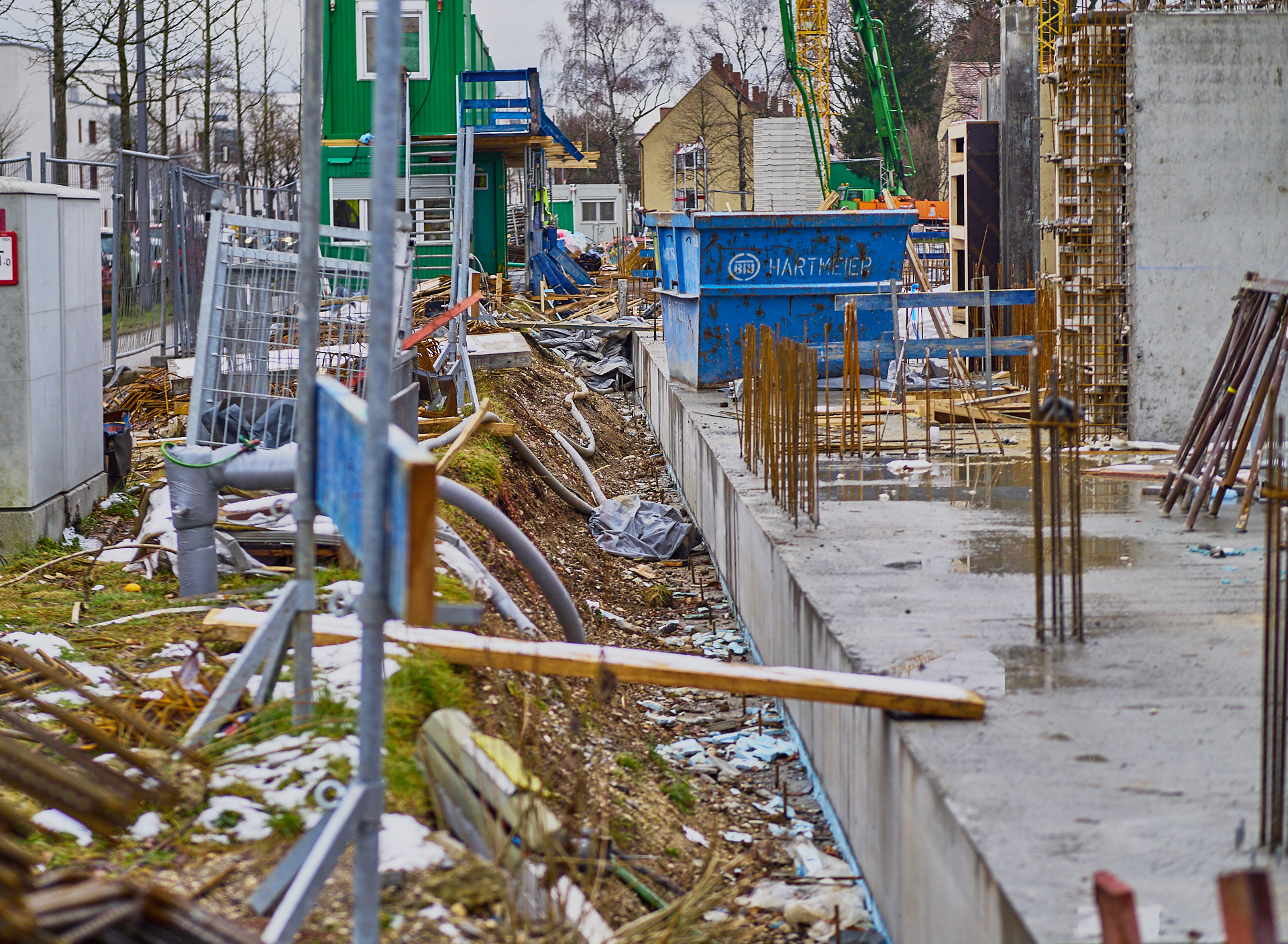 Baustelle Maikäfersiedlung in Neuperlach 20.12.2017 Photographer: Gelbmann