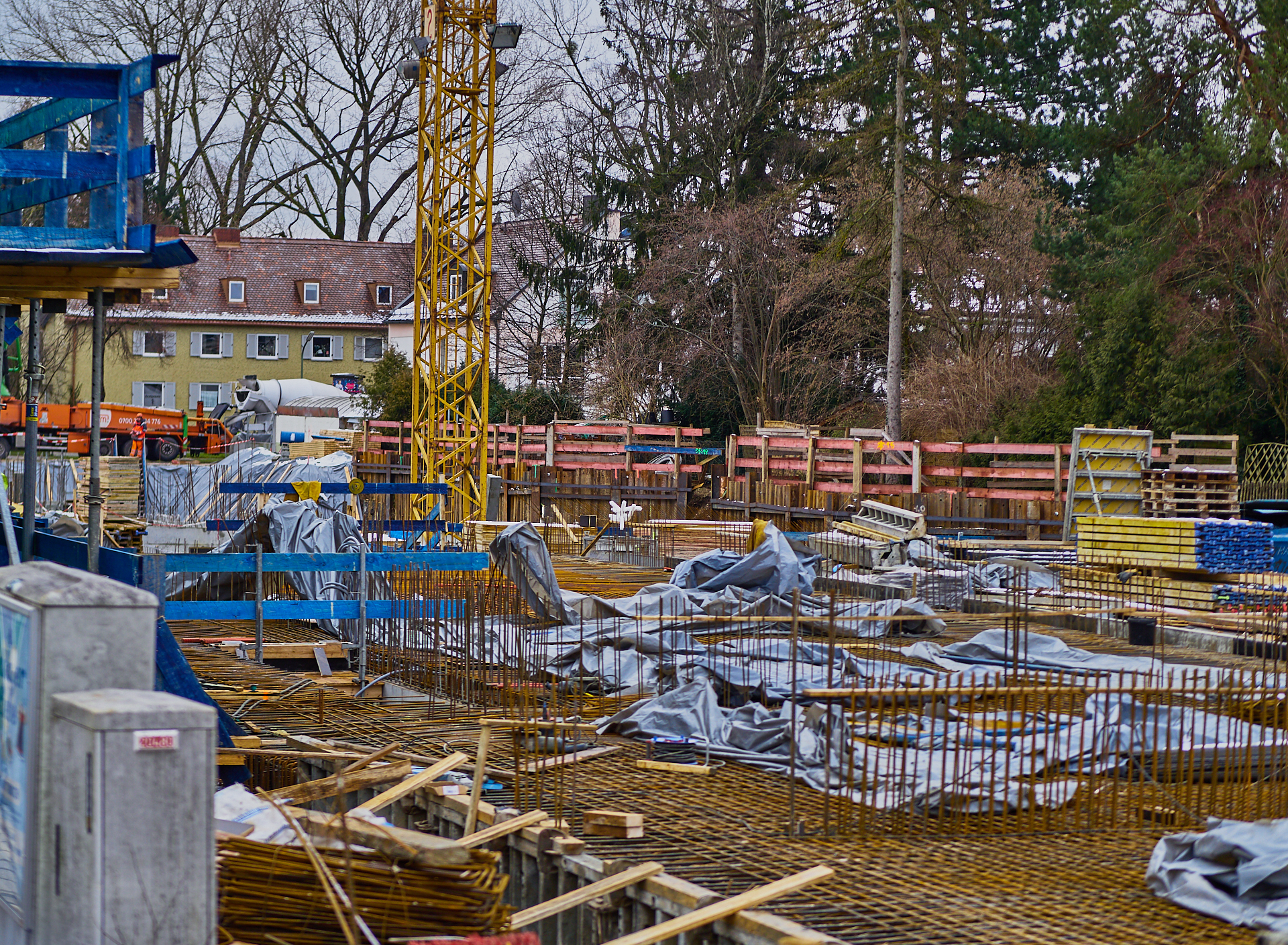 Baustelle Maikäfersiedlung in Neuperlach 20.12.2017 Photographer: Gelbmann
