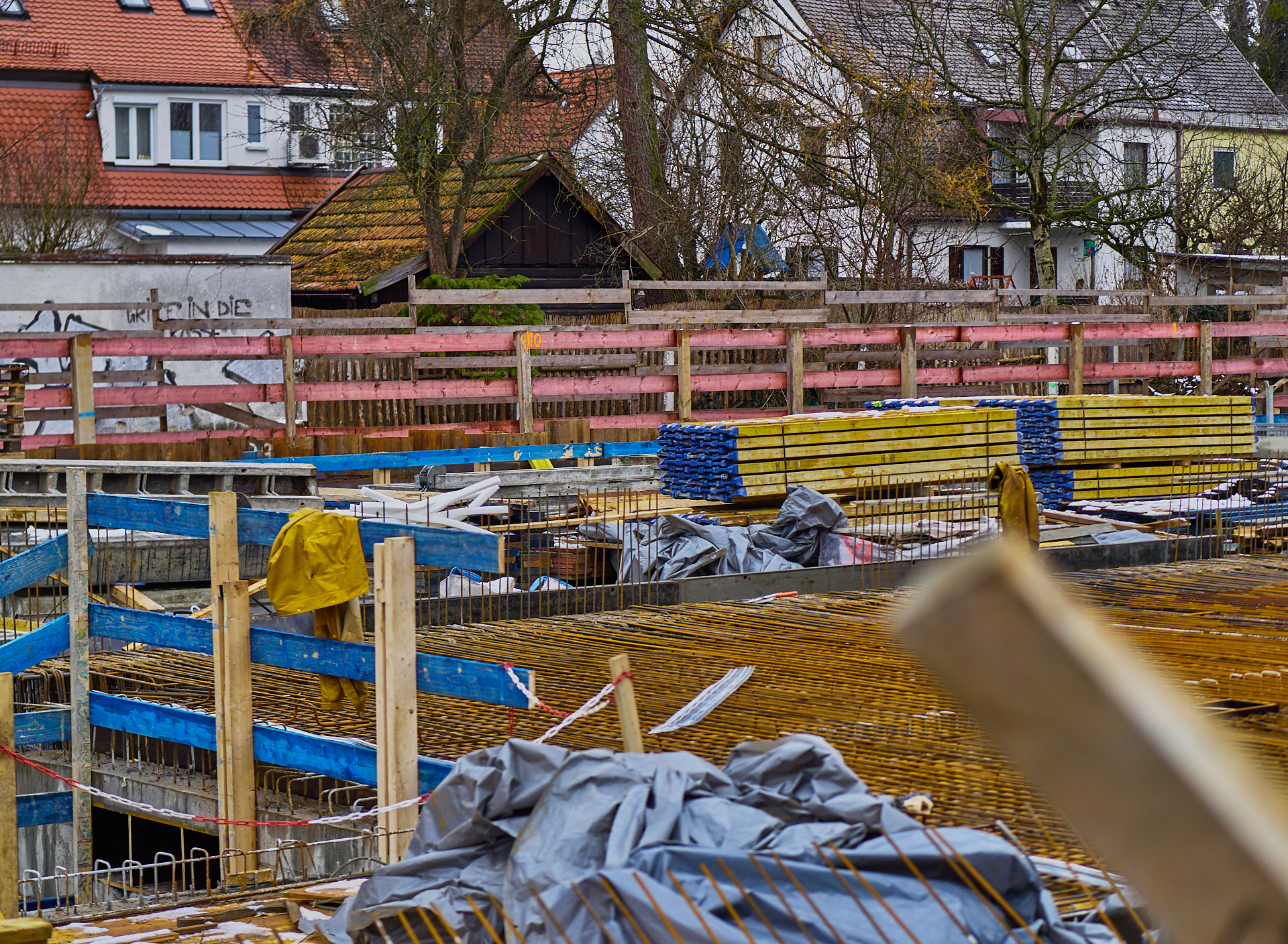 Baustelle Maikäfersiedlung in Neuperlach 20.12.2017 Photographer: Gelbmann