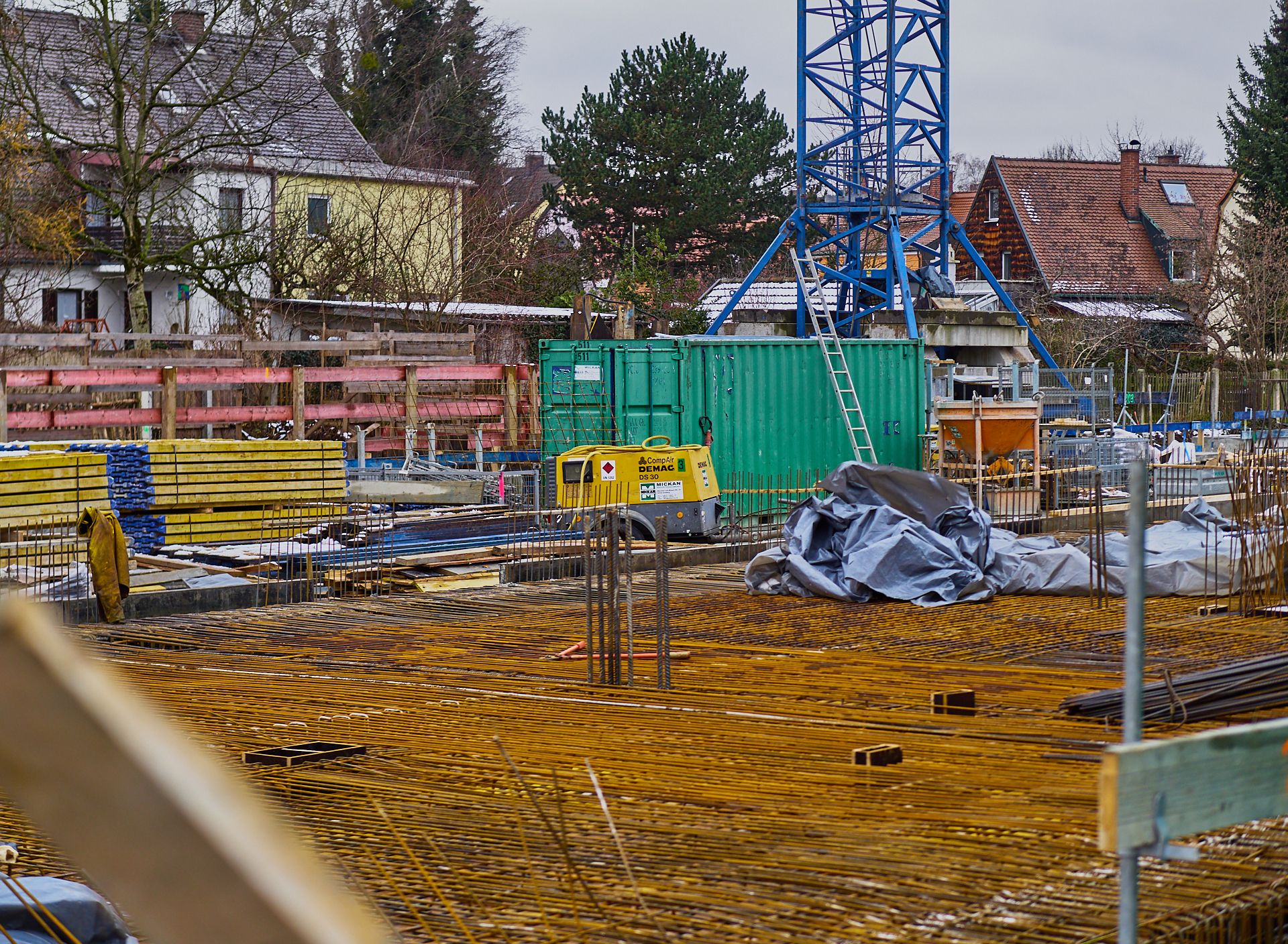 Baustelle Maikäfersiedlung in Neuperlach 20.12.2017 Photographer: Gelbmann