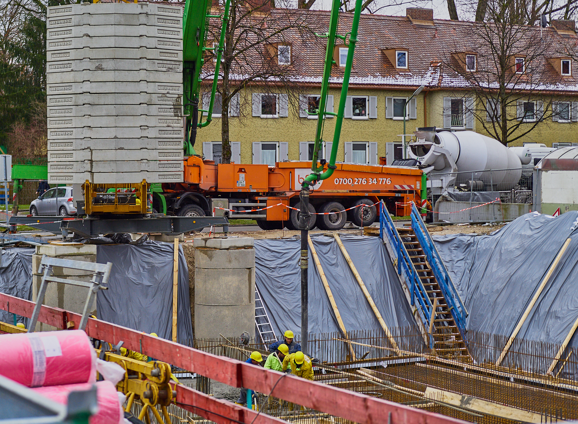Baustelle Maikäfersiedlung in Neuperlach 20.12.2017 Photographer: Gelbmann