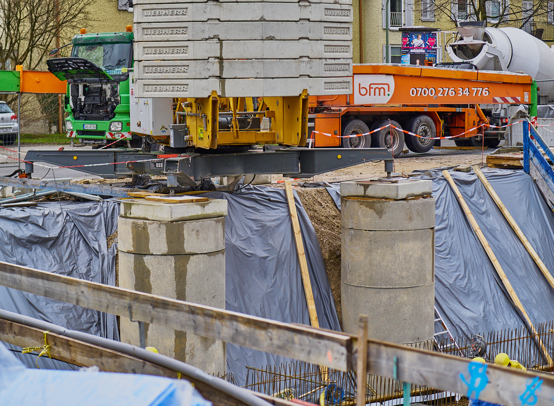 Baustelle Maikäfersiedlung in Neuperlach 20.12.2017 Photographer: Gelbmann