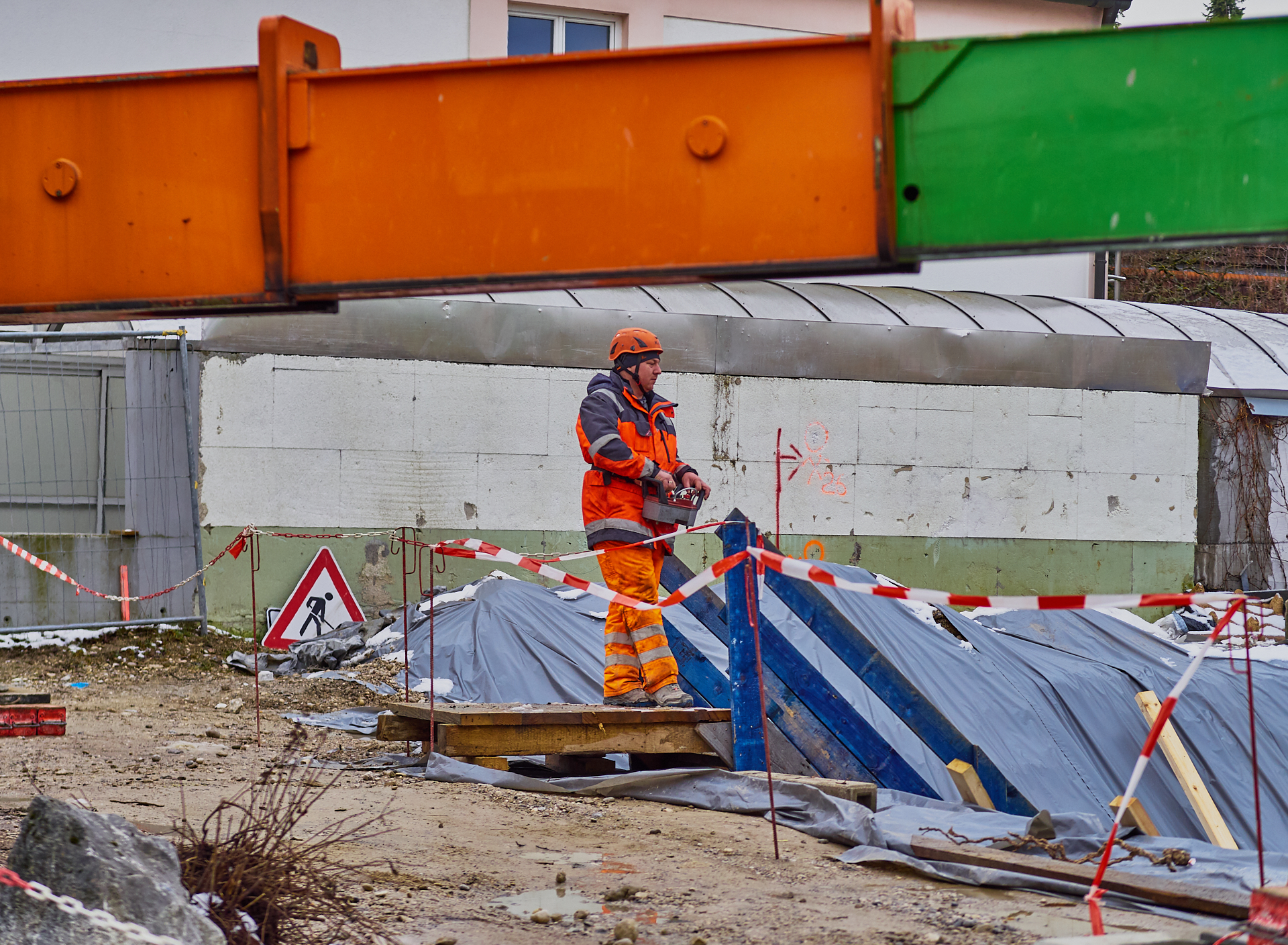 Baustelle Maikäfersiedlung in Neuperlach 20.12.2017 Photographer: Gelbmann