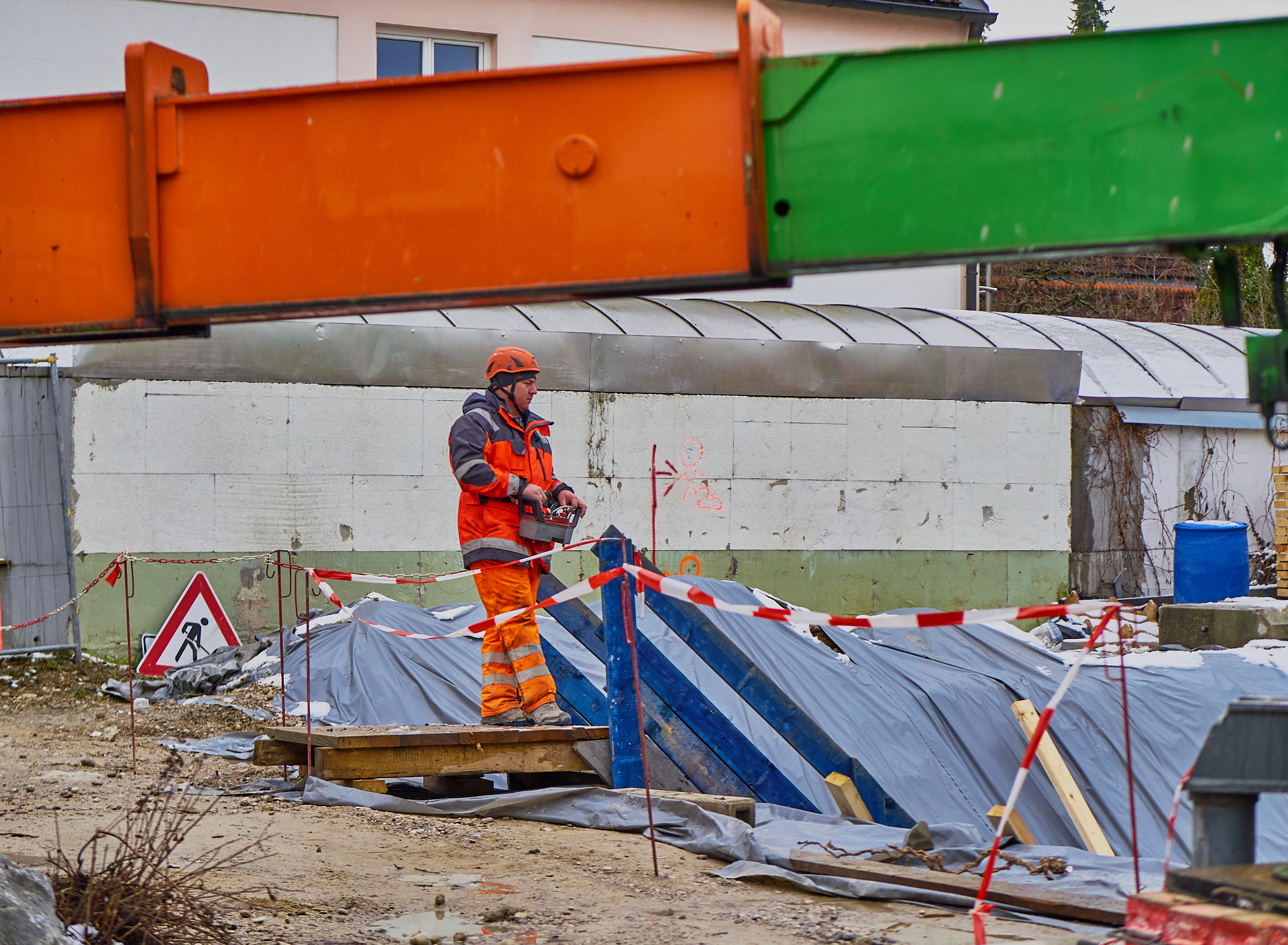 Baustelle Maikäfersiedlung in Neuperlach 20.12.2017 Photographer: Gelbmann