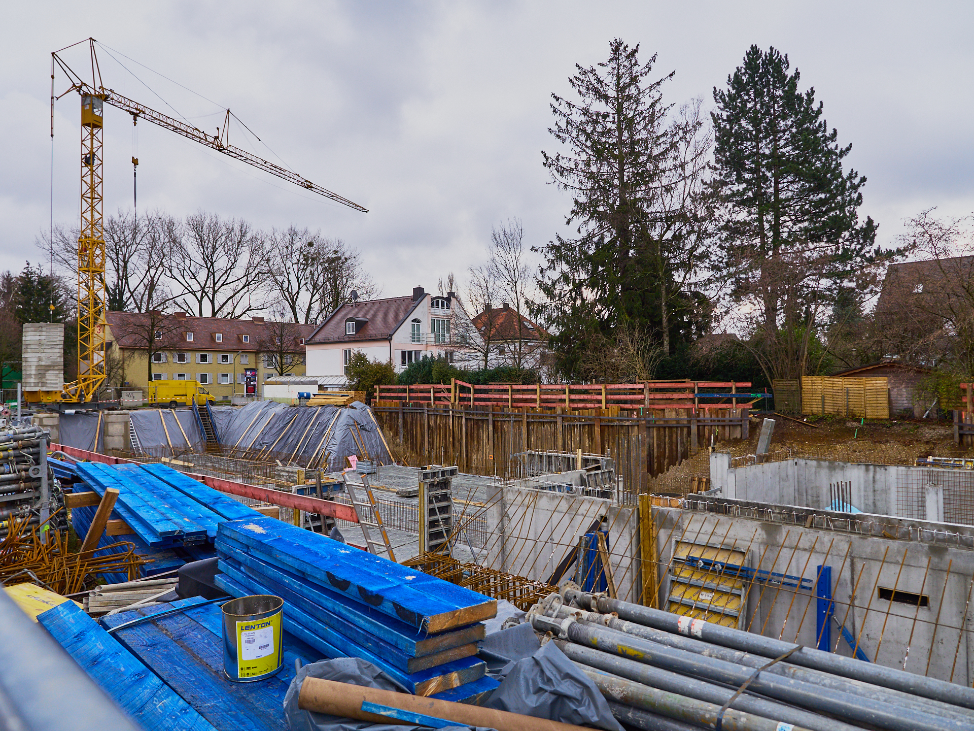 Baustelle Maikäfersiedlung in Neuperlach 23.12.2017 Photographer: Gelbmann