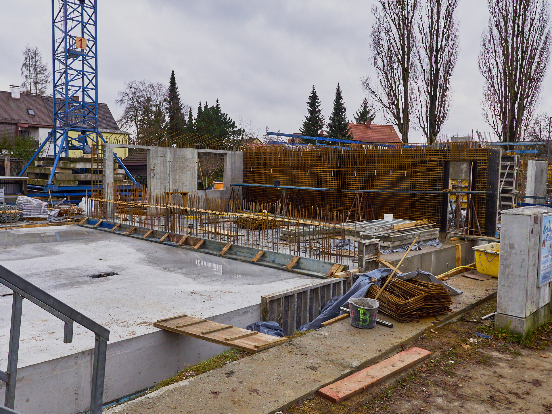 Baustelle Maikäfersiedlung in Neuperlach 23.12.2017 Photographer: Gelbmann