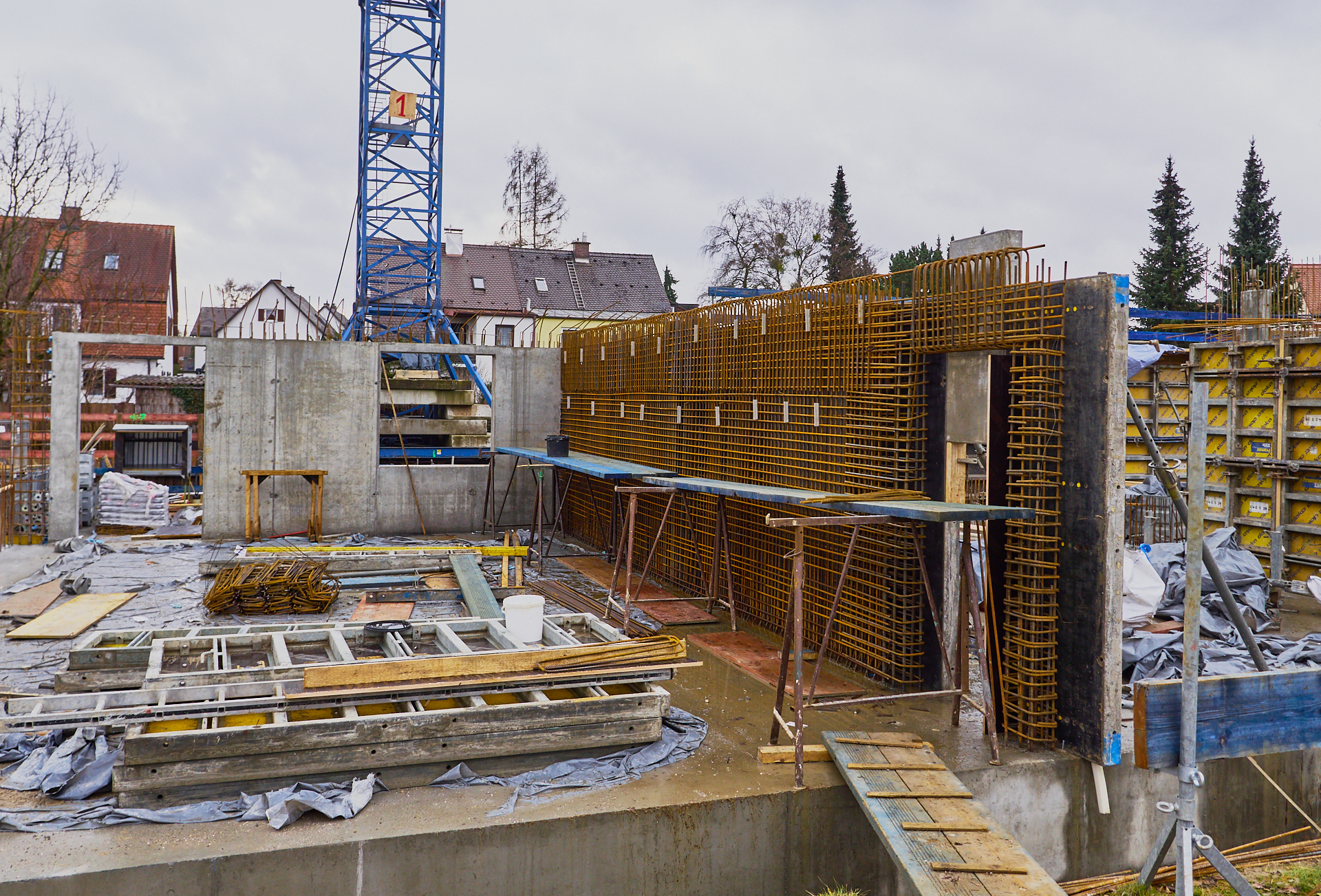 Baustelle Maikäfersiedlung in Neuperlach 23.12.2017 Photographer: Gelbmann