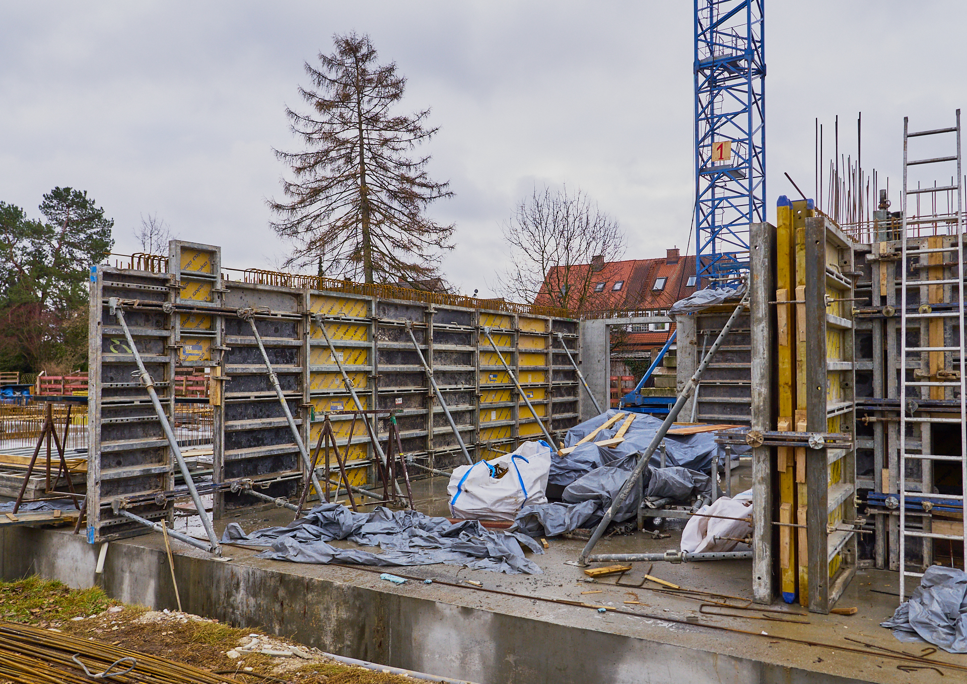 Baustelle Maikäfersiedlung in Neuperlach 23.12.2017 Photographer: Gelbmann