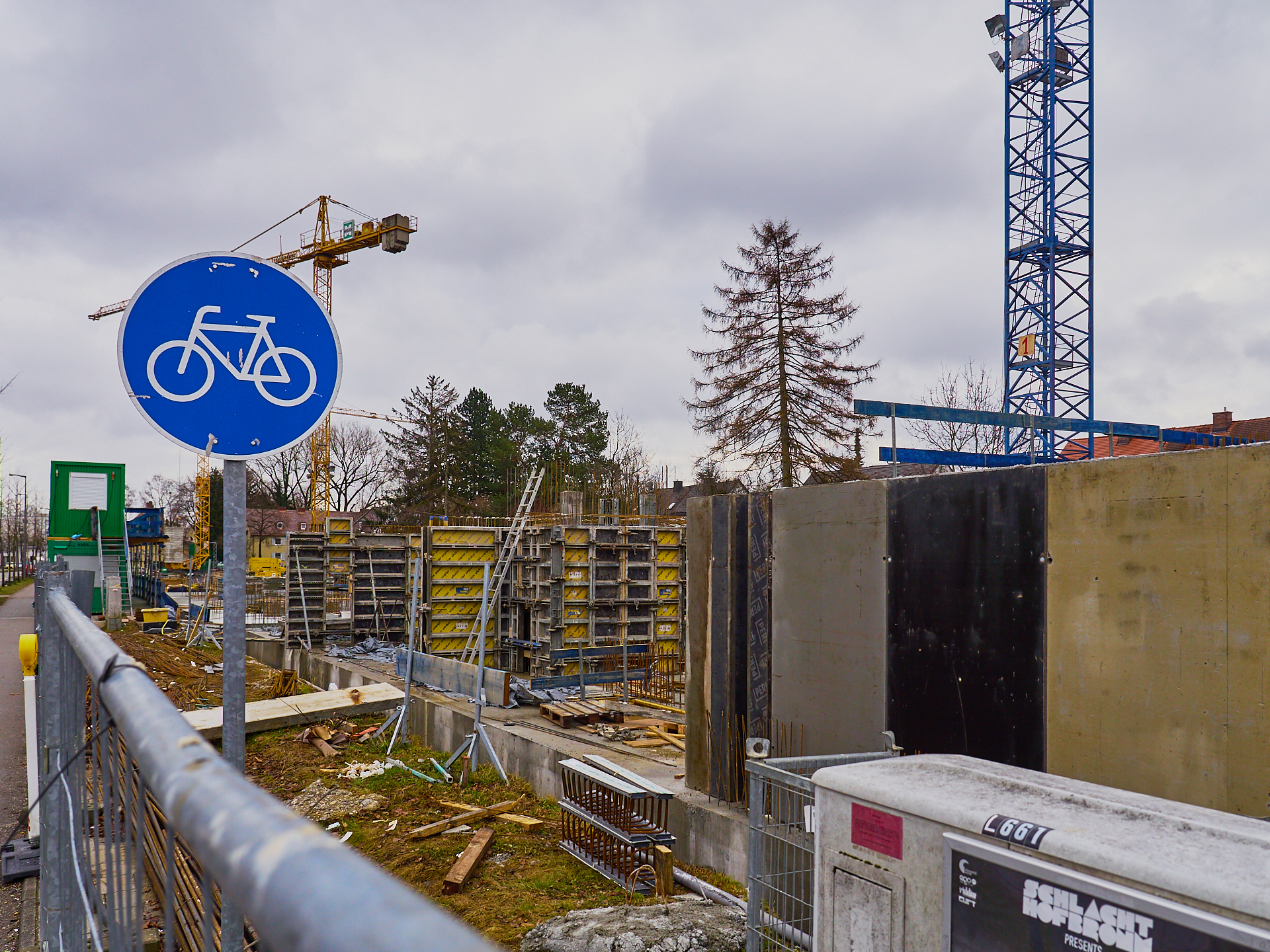 Baustelle Maikäfersiedlung in Neuperlach 23.12.2017 Photographer: Gelbmann